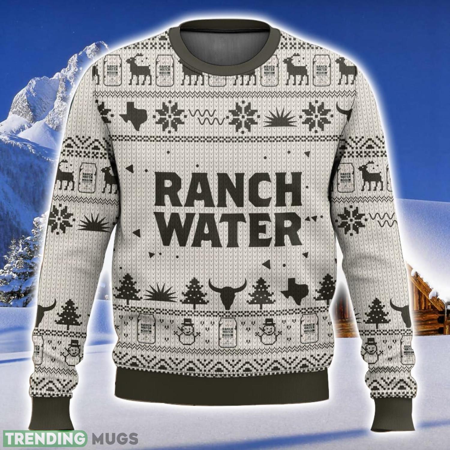 Ranch Water Seltzer All Over Printed Ugly Christmas Sweater Trending Christmas Gift Ideas Product Photo 1 Ranch Water Seltzer All Over Printed Ugly Christmas Sweater Trending Christmas Gift Ideas Product Photo 1