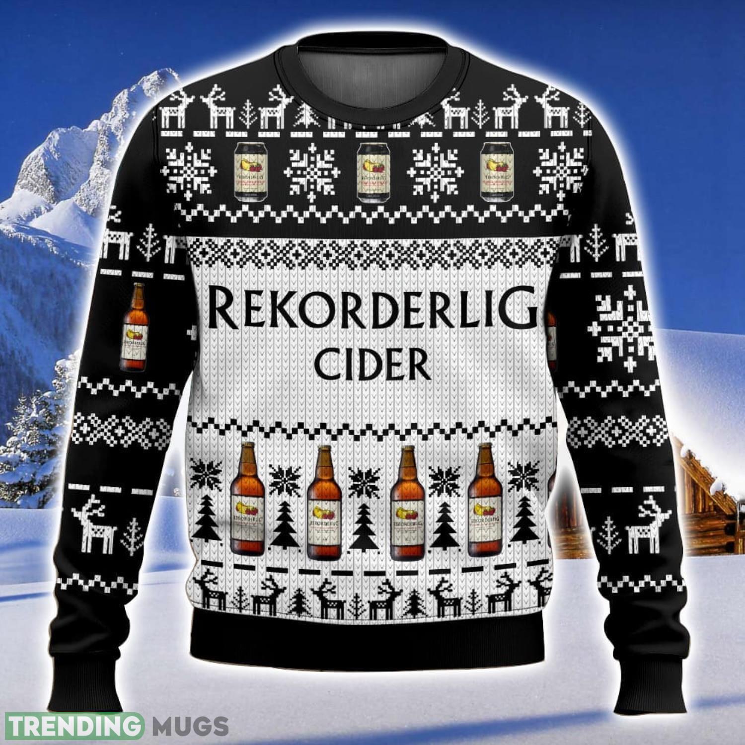 Rekorderlig All Over Printed Ugly Christmas Sweater Trending Christmas Gift Ideas Product Photo 1