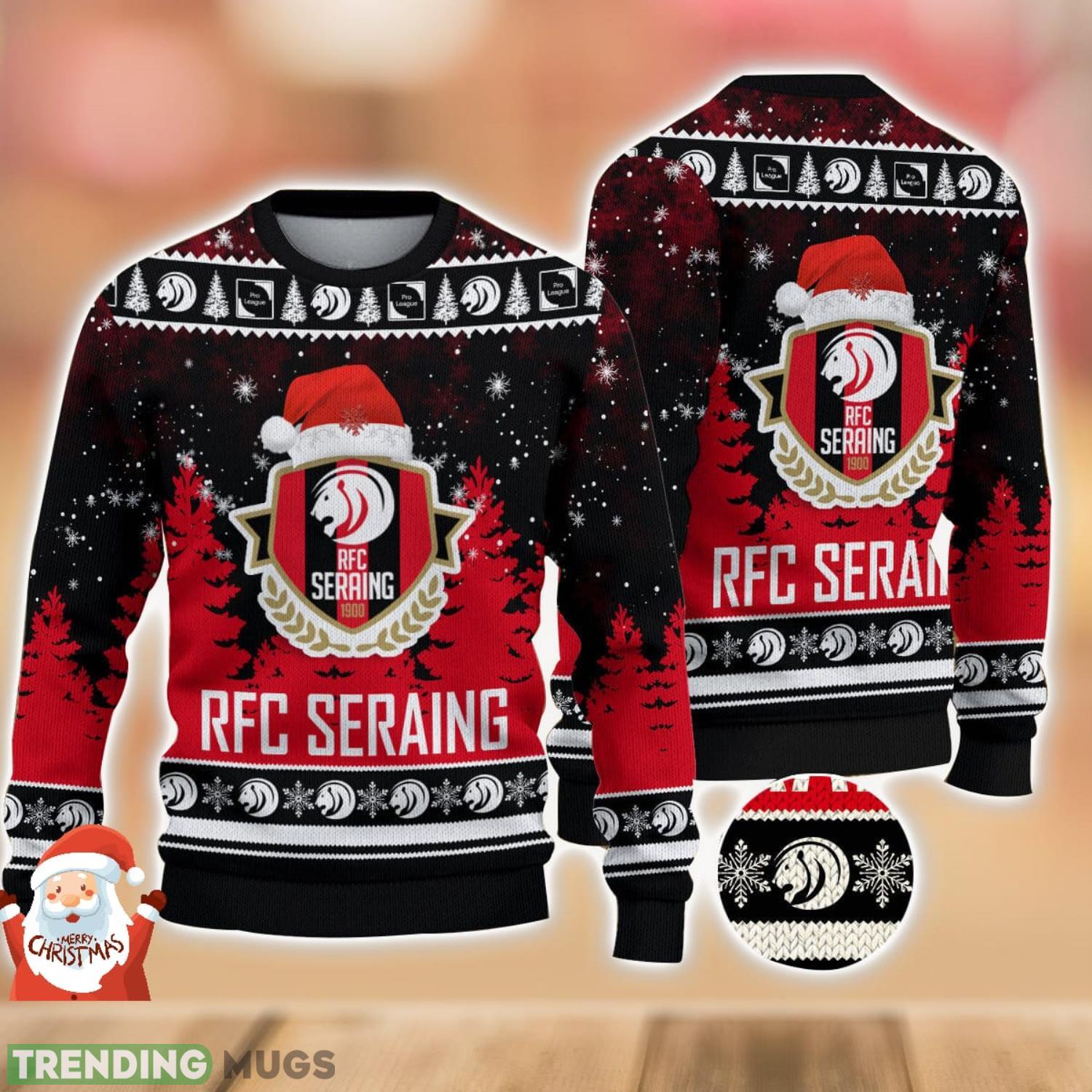 R.F.C. Seraing Ugly Christmas Sweater Holiday Gift Ideas For Men And Women Product Photo 1 R.F.C. Seraing Ugly Christmas Sweater Holiday Gift Ideas For Men And Women Product Photo 1