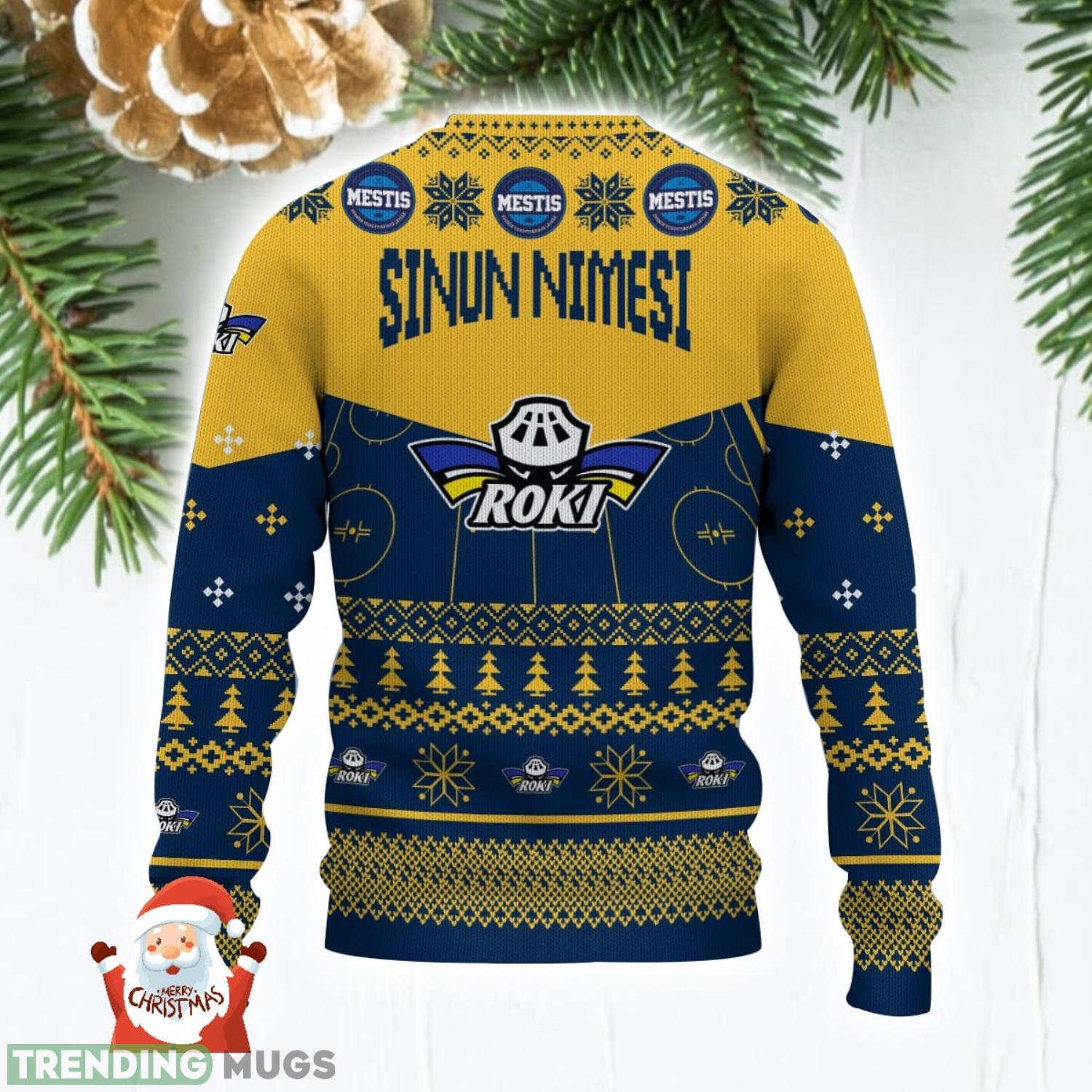 RoKi Hockey 3D Ugly Christmas Sweater Christmas Holiday Gift Custom Name For Men And Women 3D Sweater RoKi Hockey 3D Ugly Christmas Sweater Christmas Holiday Gift Custom Name For Men And Women 3D Sweater