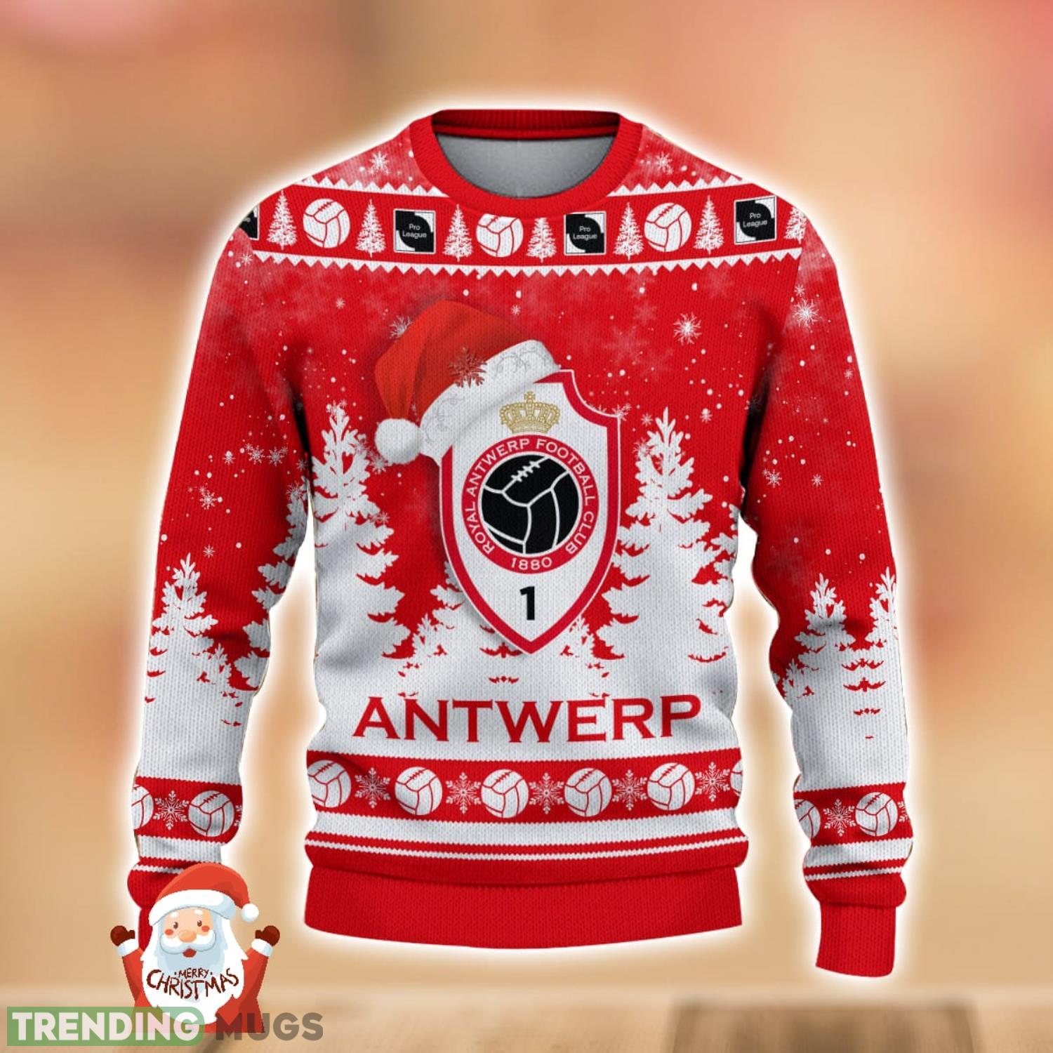 Royal Antwerp F.C Ugly Christmas Sweater Holiday Gift Ideas For Men And Women 3D Sweater Royal Antwerp F.C Ugly Christmas Sweater Holiday Gift Ideas For Men And Women 3D Sweater