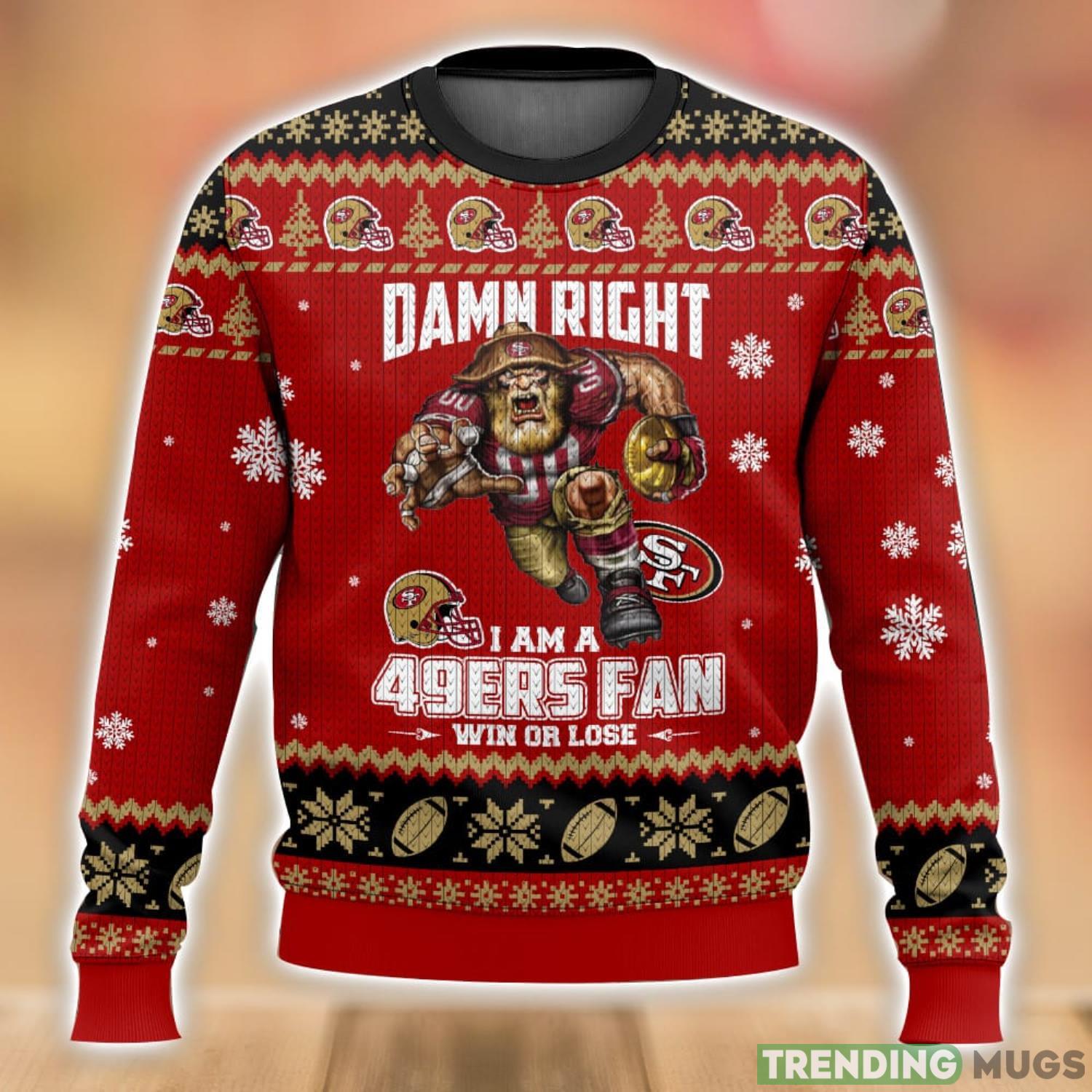 San Francisco 49ers Ugly Sweater 3D Printed Men And Women Christmas Gift Product Photo 1 San Francisco 49ers Ugly Sweater 3D Printed Men And Women Christmas Gift Product Photo 1