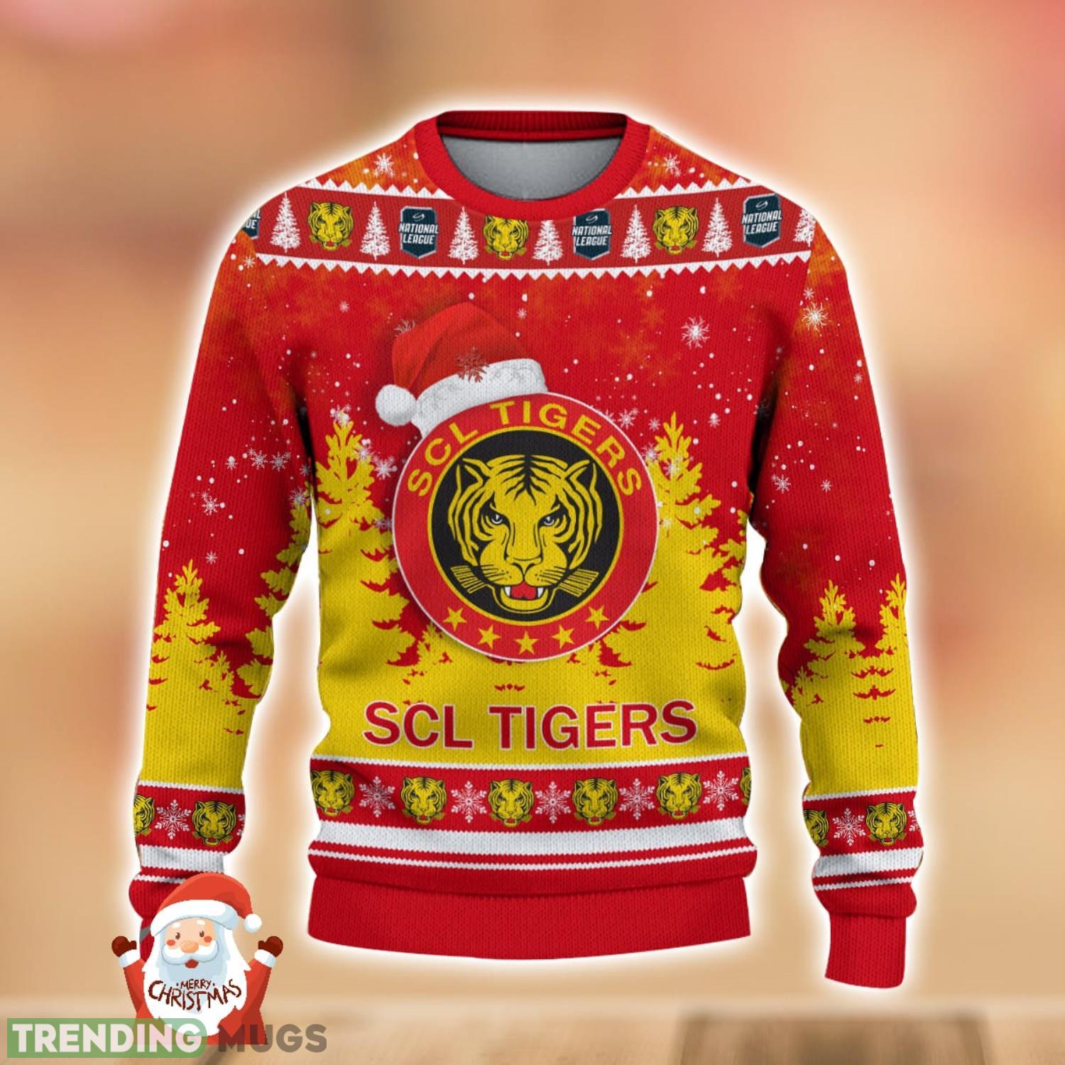 SCL Tigers 3D Sweater Gift For Men And Women Ugly Christmas Sweater 3D Sweater SCL Tigers 3D Sweater Gift For Men And Women Ugly Christmas Sweater 3D Sweater