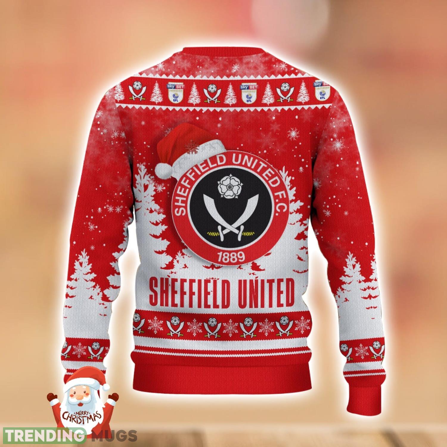 Sheffield United F.C Ugly Christmas Sweater Holiday Gift Ideas For Men And Women 3D Sweater Sheffield United F.C Ugly Christmas Sweater Holiday Gift Ideas For Men And Women 3D Sweater