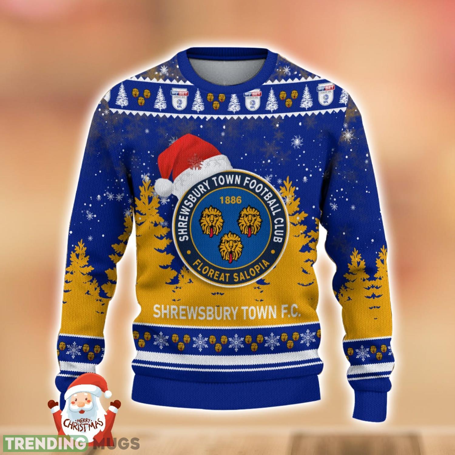 Shrewsbury Town Ugly Christmas Sweater Holiday Gift Ideas For Men And Women 3D Sweater Shrewsbury Town Ugly Christmas Sweater Holiday Gift Ideas For Men And Women 3D Sweater