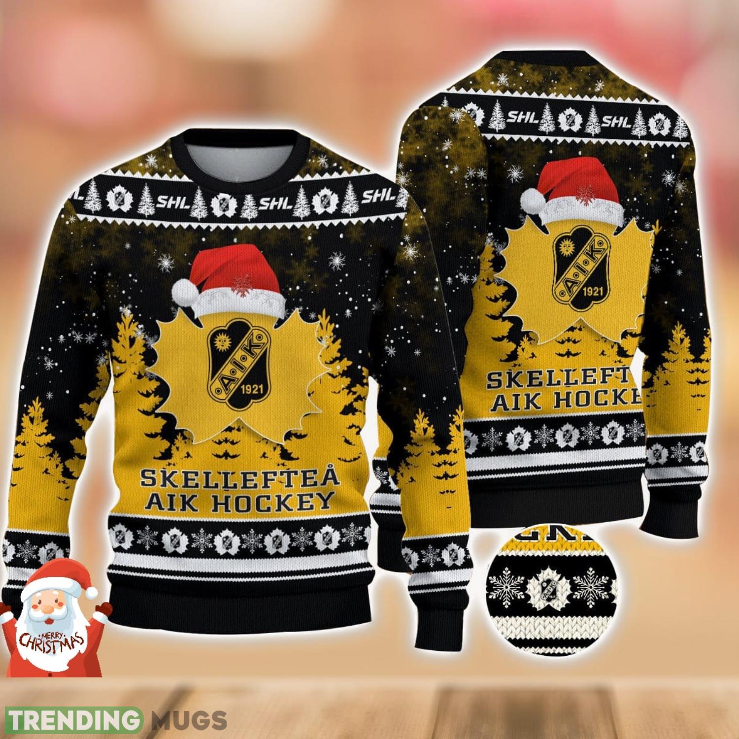 Skelleftea AIK Ugly Christmas Sweater Holiday Gift Ideas For Men And Women Product Photo 1 Skelleftea AIK Ugly Christmas Sweater Holiday Gift Ideas For Men And Women Product Photo 1