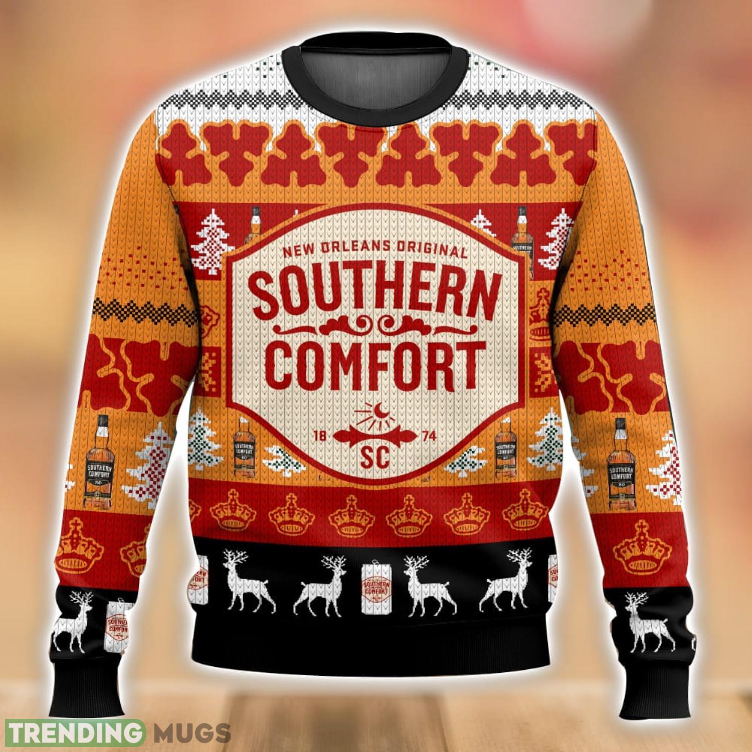 Southern Comfort Sweater Ugly Christmas Sweater Nice Gift Product Photo 1 Southern Comfort Sweater Ugly Christmas Sweater Nice Gift Product Photo 1