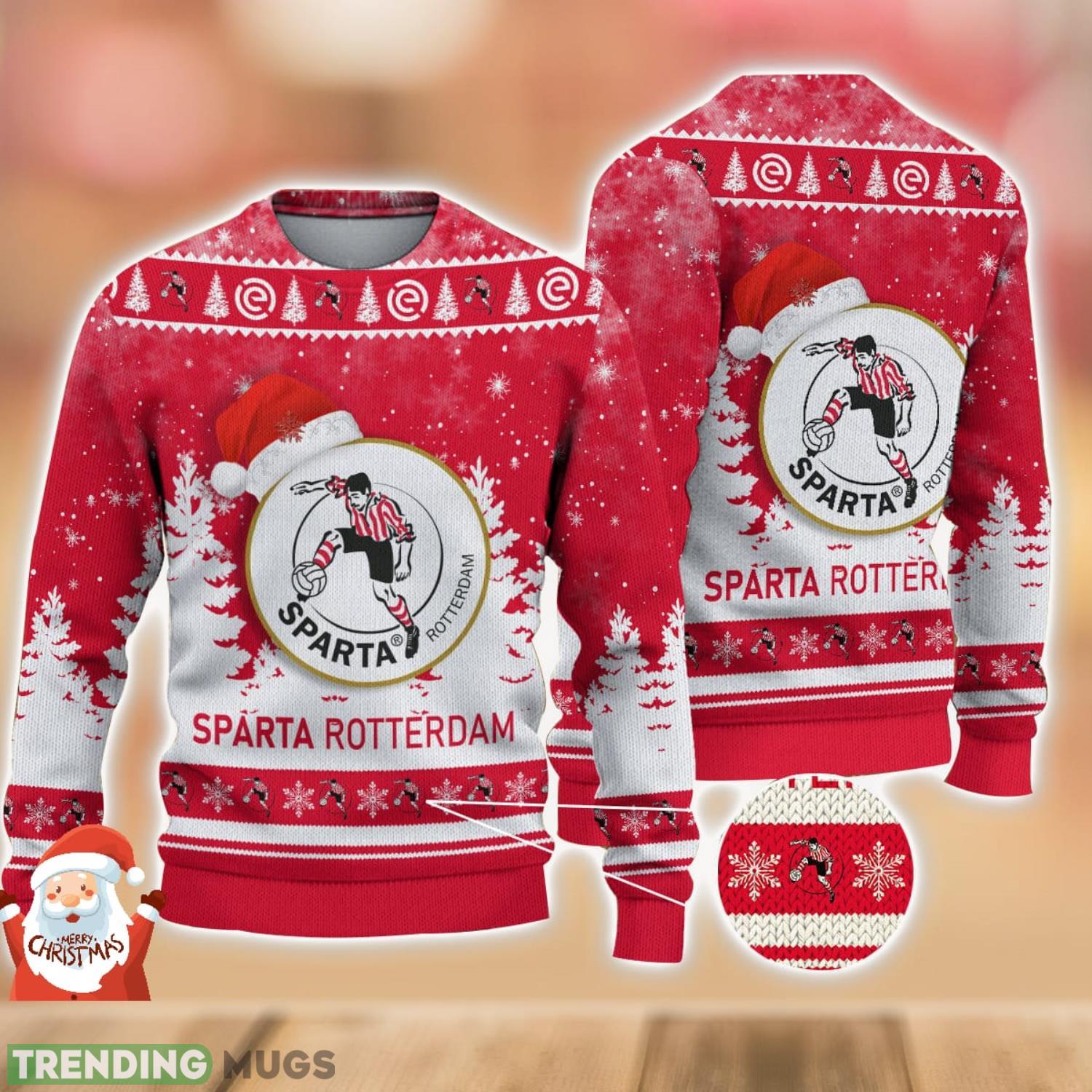 Sparta Rotterdam 3D Sweater Gift For Men And Women Ugly Christmas Sweater Product Photo 1 Sparta Rotterdam 3D Sweater Gift For Men And Women Ugly Christmas Sweater Product Photo 1