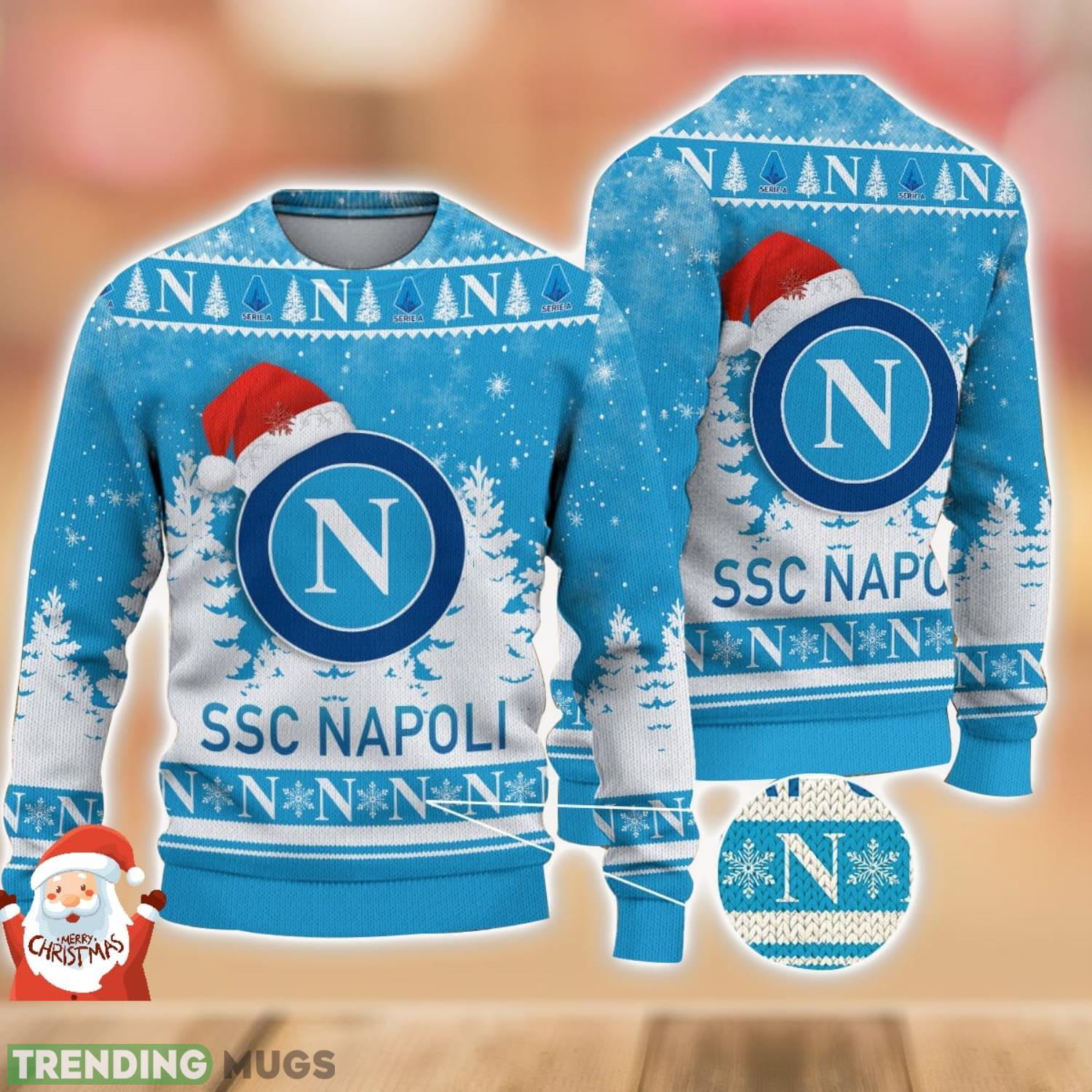 SSC Napoli Ugly Christmas Sweater Holiday Gift Ideas For Men And Women Product Photo 1