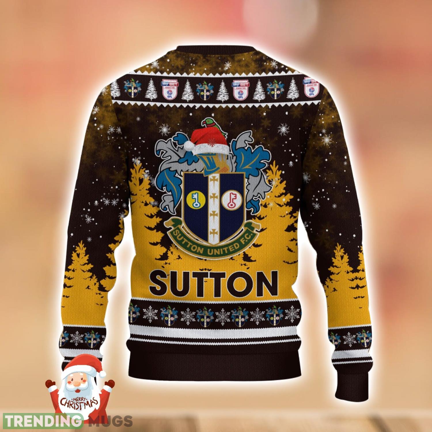 Sutton United Ugly Christmas Sweater Holiday Gift Ideas For Men And Women 3D Sweater Sutton United Ugly Christmas Sweater Holiday Gift Ideas For Men And Women 3D Sweater