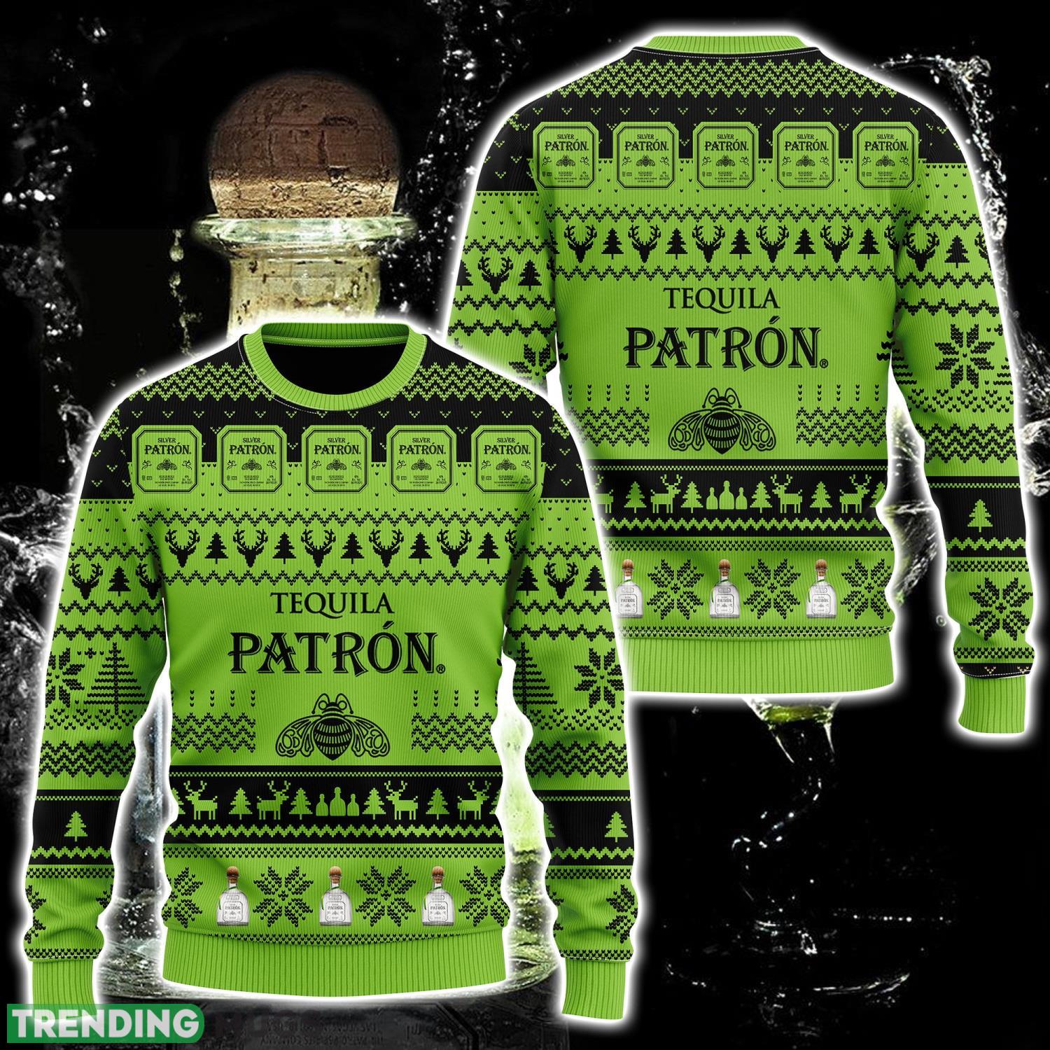 Tequila Patron Ugly Christmas Sweater 3D All Over Printed Sweaters Christmas Gift Product Photo 1 Tequila Patron Ugly Christmas Sweater 3D All Over Printed Sweaters Christmas Gift Product Photo 1