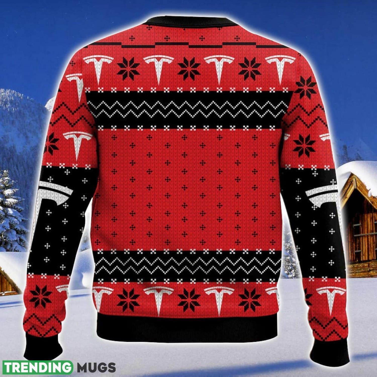 Tesla All Over Printed Ugly Christmas Sweater Trending Christmas Gift Ideas 3D Sweater Tesla All Over Printed Ugly Christmas Sweater Trending Christmas Gift Ideas 3D Sweater