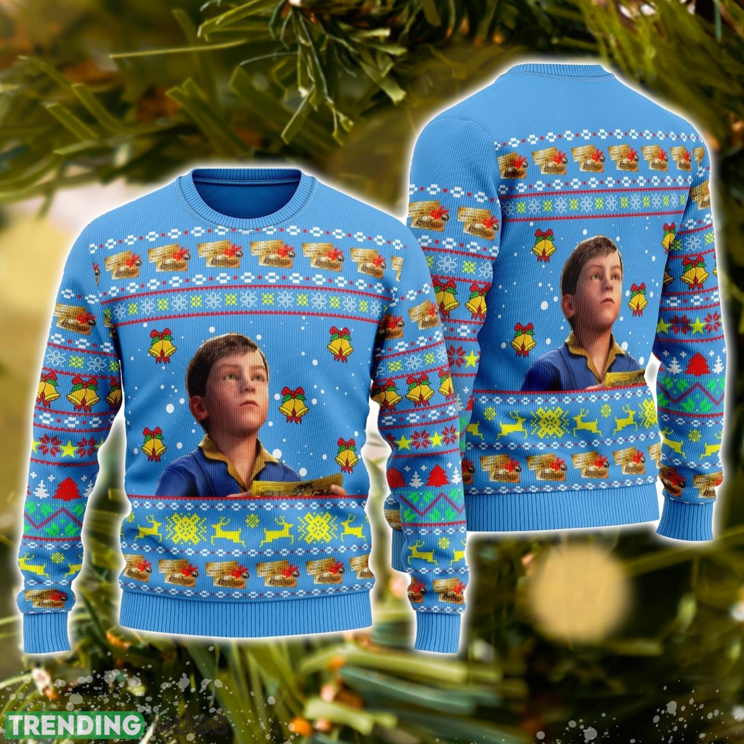The Polar Express Ugly Christmas Sweater Christmas Holiday Gift For Men And Women Product Photo 1 The Polar Express Ugly Christmas Sweater Christmas Holiday Gift For Men And Women Product Photo 1