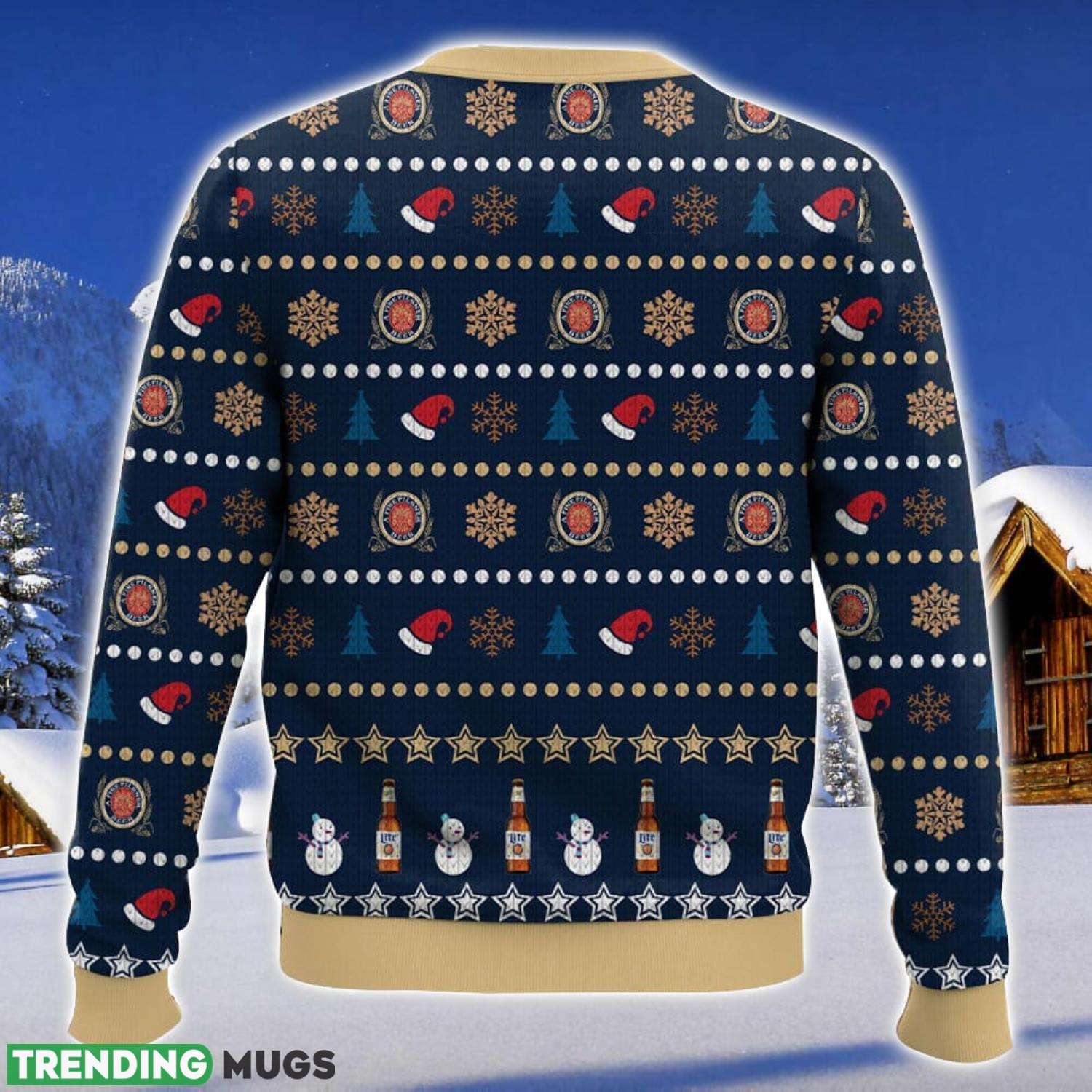 Time To Drink Miller Lite All Over Printed Ugly Christmas Sweater Trending Christmas Gift Ideas 3D Sweater Time To Drink Miller Lite All Over Printed Ugly Christmas Sweater Trending Christmas Gift Ideas 3D Sweater