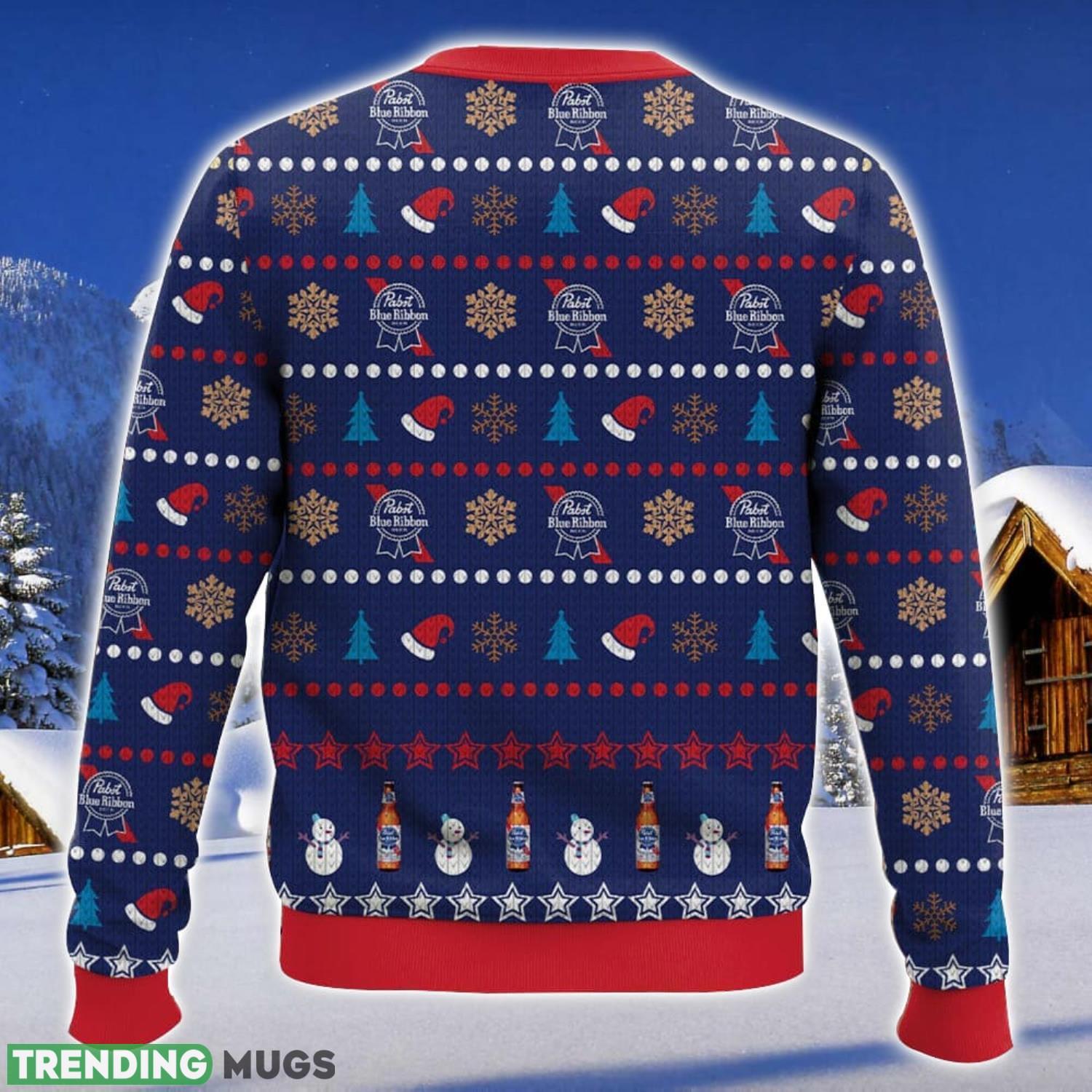 Time To Drink Pabst Blue Ribbon All Over Printed Ugly Christmas Sweater Trending Christmas Gift Ideas 3D Sweater Time To Drink Pabst Blue Ribbon All Over Printed Ugly Christmas Sweater Trending Christmas Gift Ideas 3D Sweater