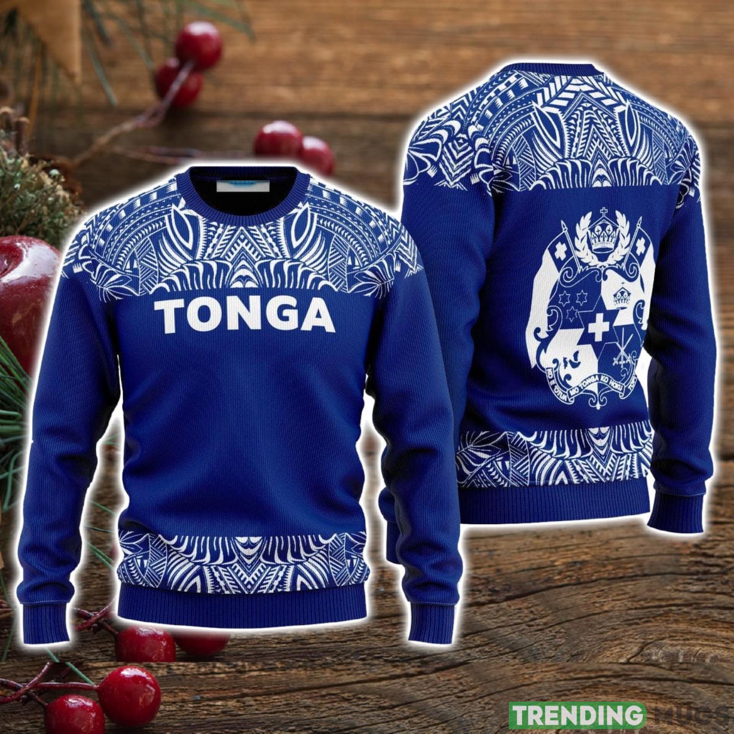 Tonga Polynesian Ugly Christmas Sweater Christmas Holiday Gift For Men And Women Product Photo 1 Tonga Polynesian Ugly Christmas Sweater Christmas Holiday Gift For Men And Women Product Photo 1
