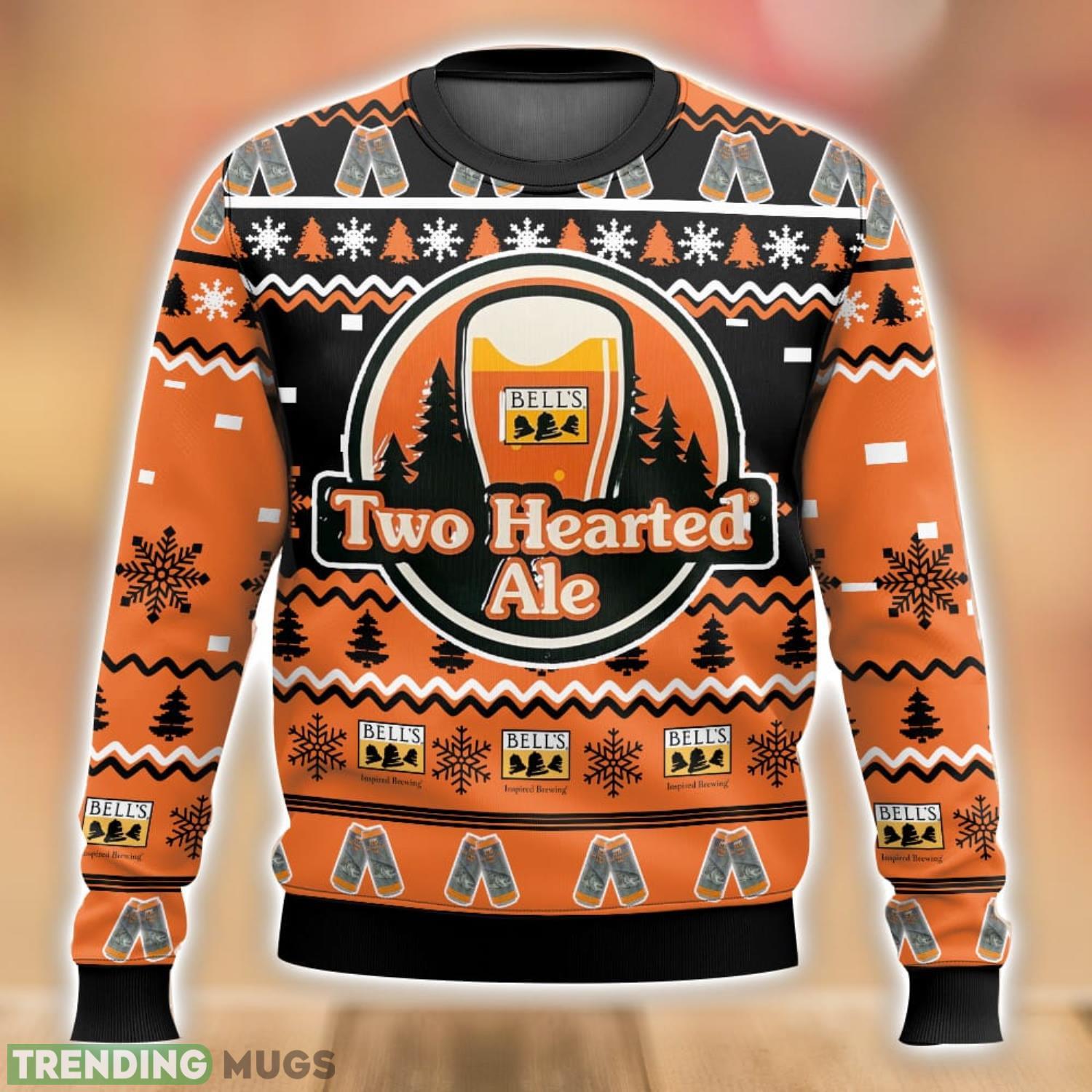 Two Hearted Ale Ugly Christmas Sweater Nice Gift Product Photo 1