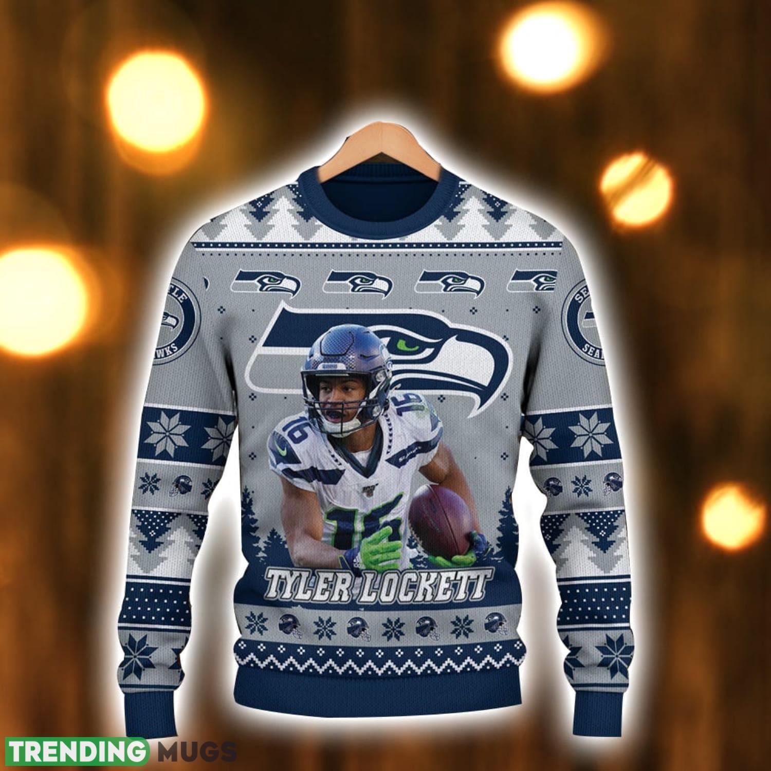 Tyler Lockett Seattle Seahawks I Am The Crazy Seahawks NFL Ugly Christmas Sweater Christmas Gift For Sport Fans 3D Sweater Tyler Lockett Seattle Seahawks I Am The Crazy Seahawks NFL Ugly Christmas Sweater Christmas Gift For Sport Fans 3D Sweater