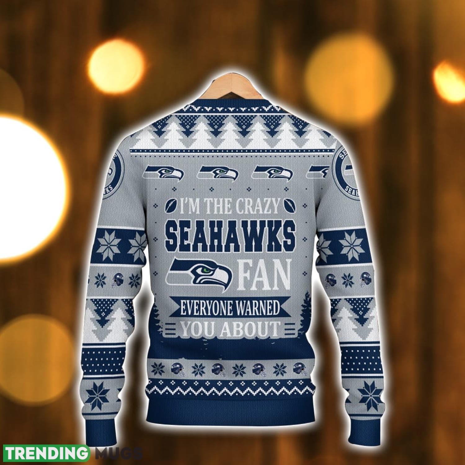 Tyler Lockett Seattle Seahawks I Am The Crazy Seahawks NFL Ugly Christmas Sweater Christmas Gift For Sport Fans 3D Sweater Tyler Lockett Seattle Seahawks I Am The Crazy Seahawks NFL Ugly Christmas Sweater Christmas Gift For Sport Fans 3D Sweater