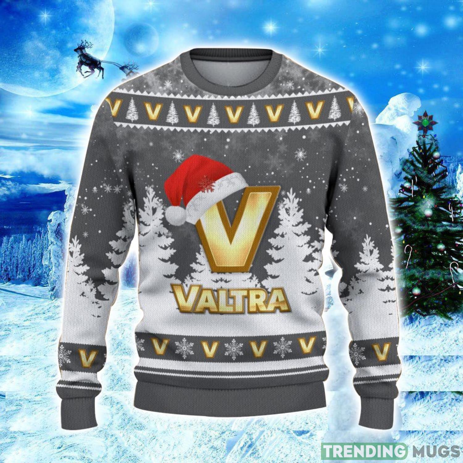 Valtra Logo Wearing Santa Hat Christmas Gift Ugly Christmas Sweater Christmas Gift Ideas 3D Sweater Valtra Logo Wearing Santa Hat Christmas Gift Ugly Christmas Sweater Christmas Gift Ideas 3D Sweater