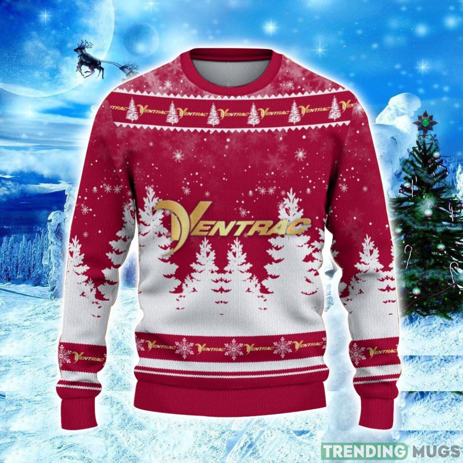 Ventrac Logo Wearing Santa Hat Christmas Gift Ugly Christmas Sweater Christmas Gift Ideas 3D Sweater Ventrac Logo Wearing Santa Hat Christmas Gift Ugly Christmas Sweater Christmas Gift Ideas 3D Sweater