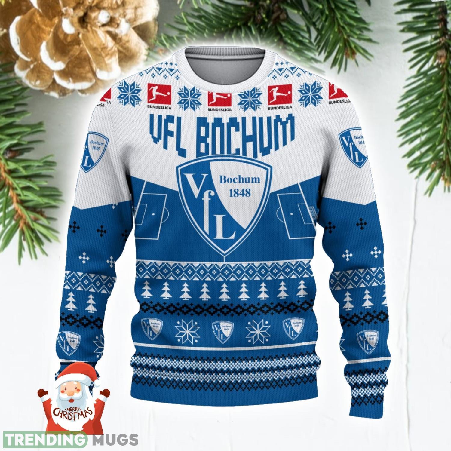 VfL Bochum 3D Ugly Christmas Sweater Christmas Holiday Gift Custom Name For Men And Women 3D Sweater VfL Bochum 3D Ugly Christmas Sweater Christmas Holiday Gift Custom Name For Men And Women 3D Sweater
