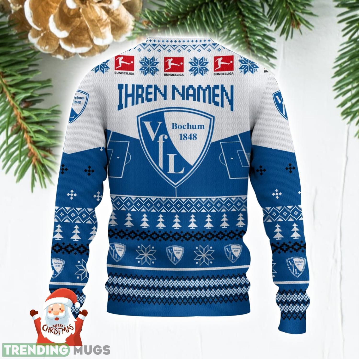 VfL Bochum 3D Ugly Christmas Sweater Christmas Holiday Gift Custom Name For Men And Women 3D Sweater VfL Bochum 3D Ugly Christmas Sweater Christmas Holiday Gift Custom Name For Men And Women 3D Sweater