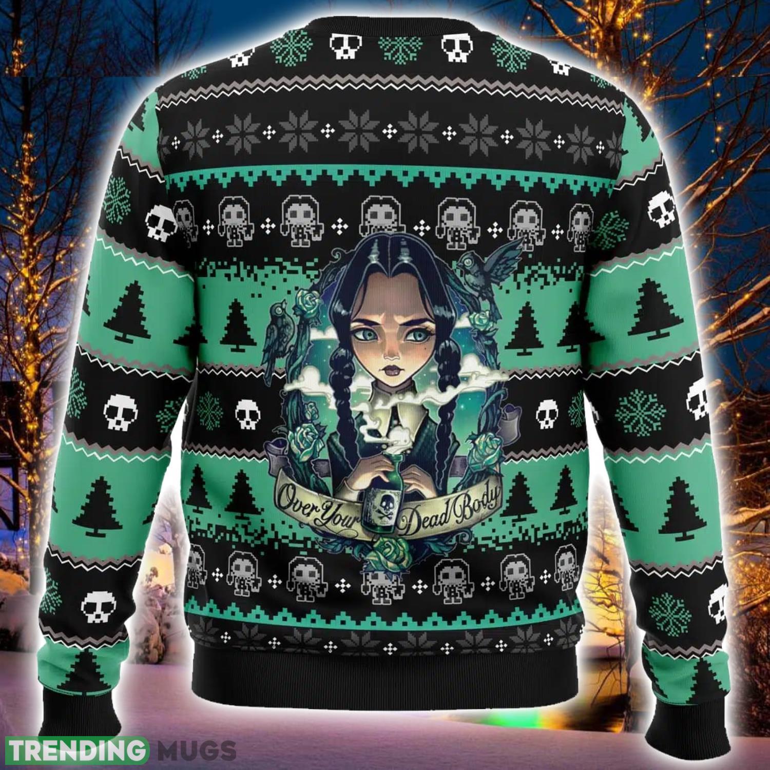 Wednesday Addams Ugly Christmas Sweater 3D Printed Men And Women Christmas Hoiliday Gift 3D Sweater Wednesday Addams Ugly Christmas Sweater 3D Printed Men And Women Christmas Hoiliday Gift 3D Sweater