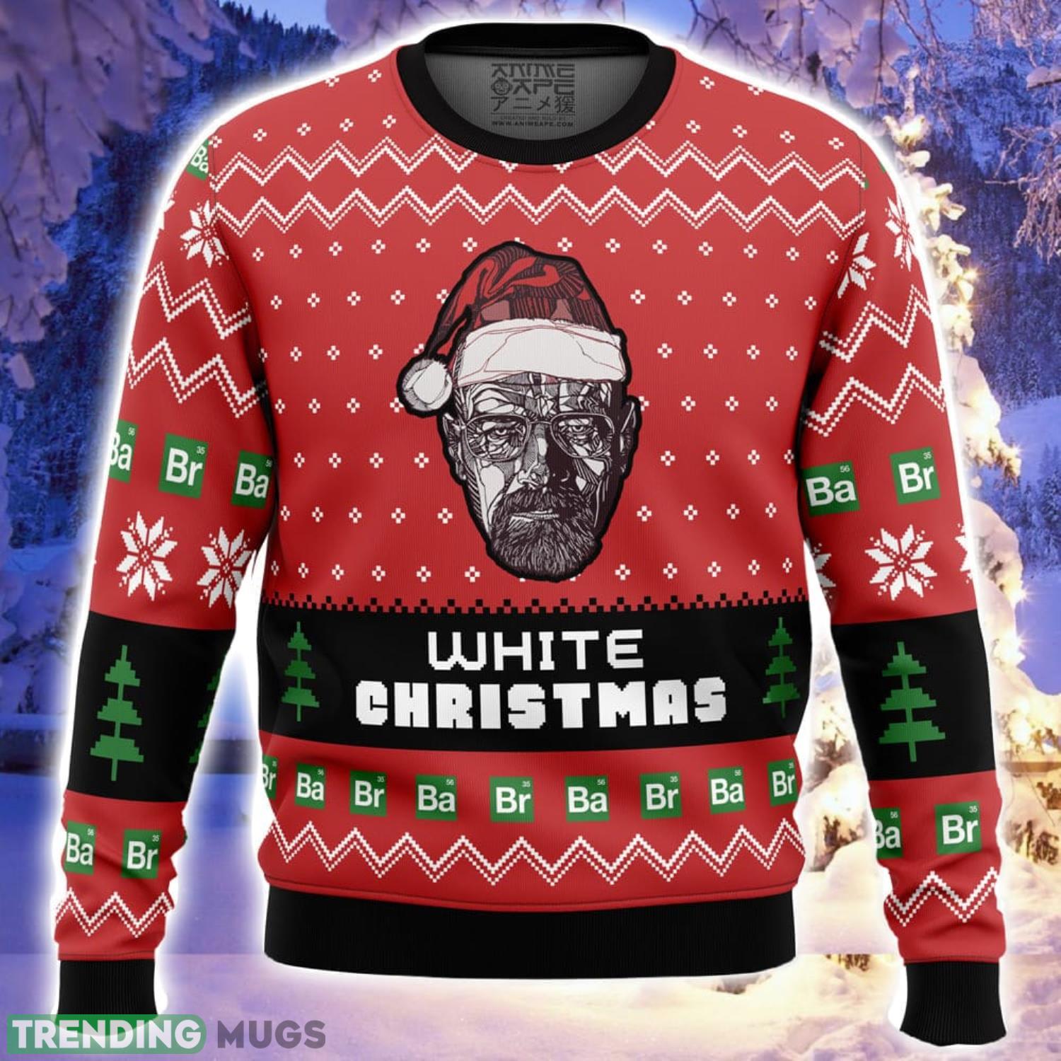White Christmas Breaking Bad Ugly Christmas Sweater Family Christmas Gift Ideas 3D Sweater White Christmas Breaking Bad Ugly Christmas Sweater Family Christmas Gift Ideas 3D Sweater