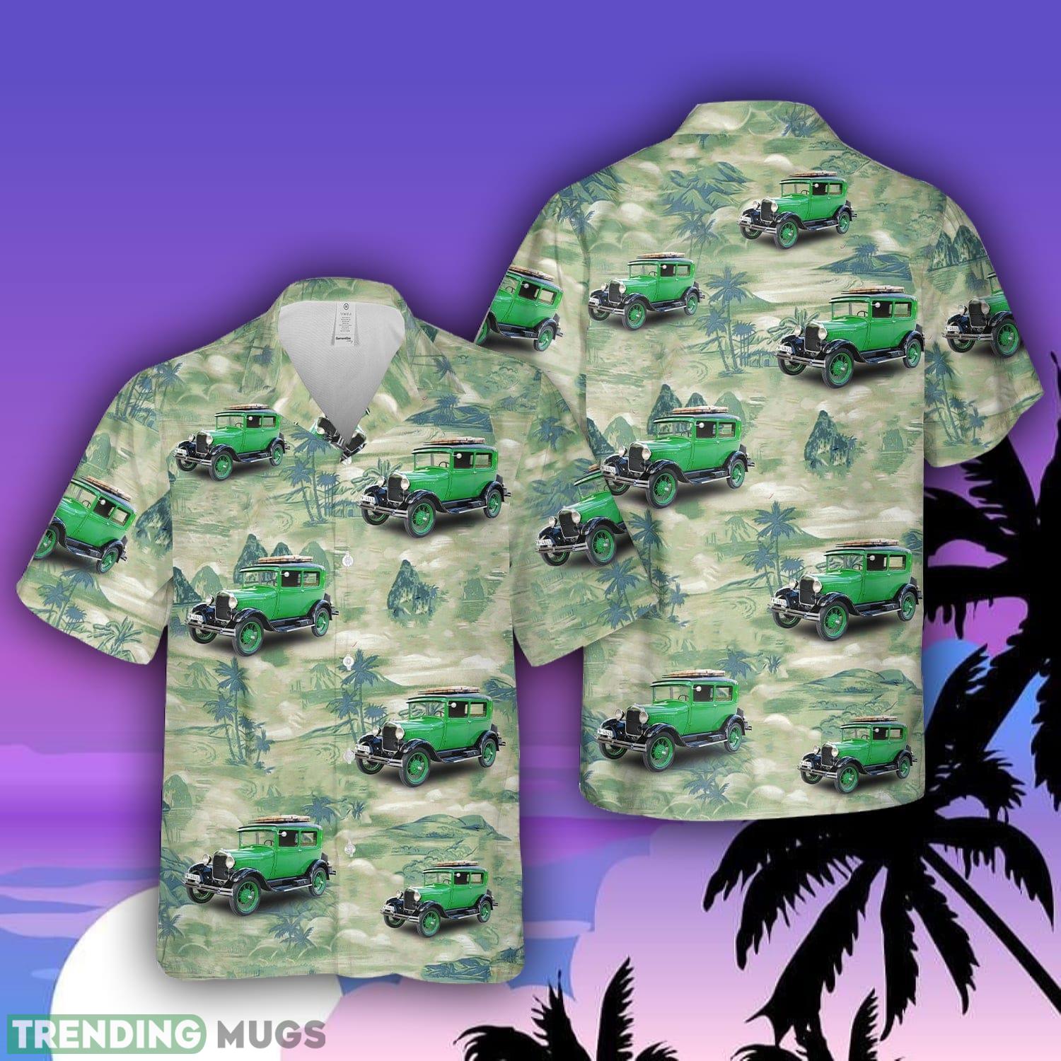 1929 Model A Gazogene Aloha Hawaiian Shirt Men And Women Beach Shirt Product Photo 1