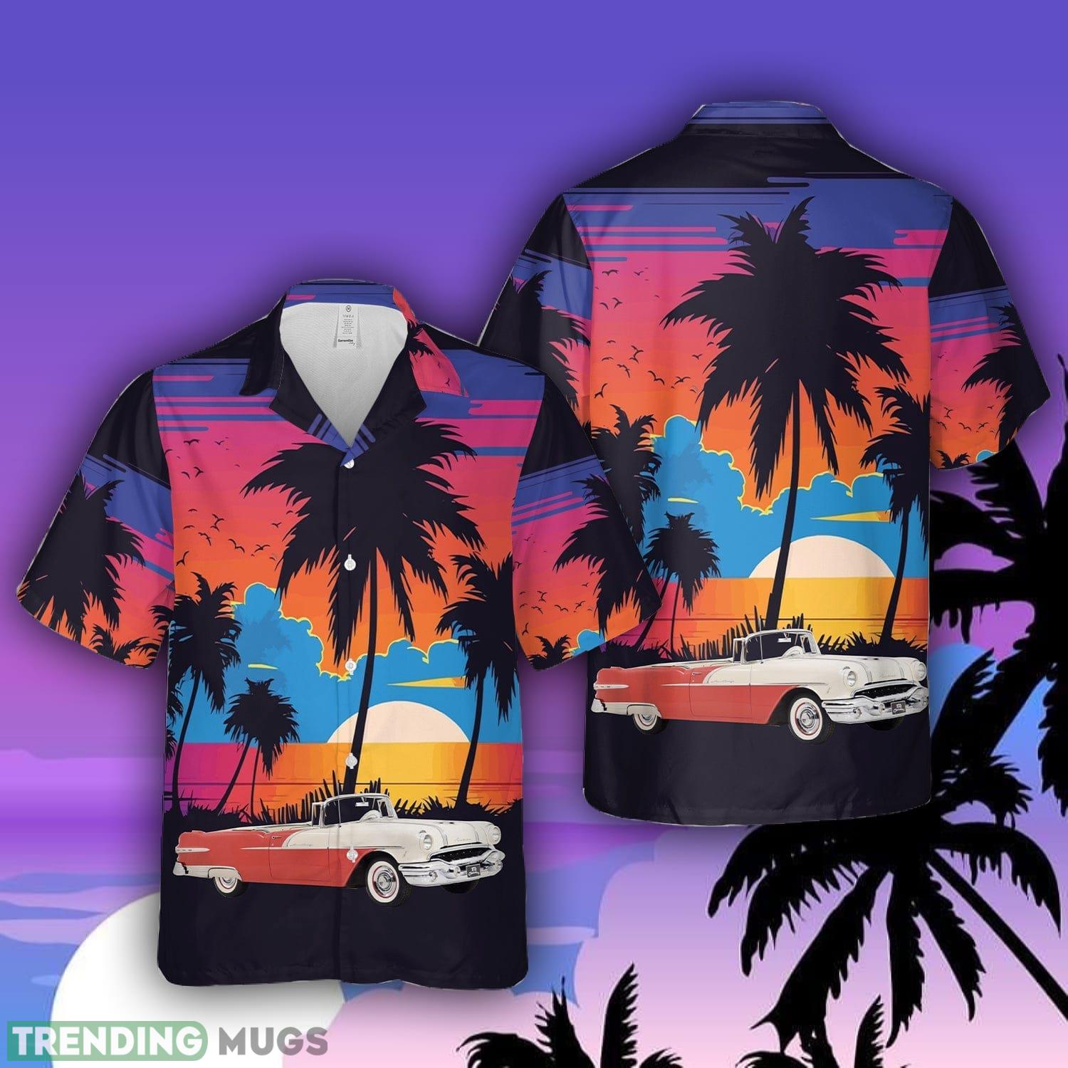 1956 Pontiac Star Chief - Convertible Aloha Hawaiian Shirt Men And Women Beach Shirt Product Photo 1 1956 Pontiac Star Chief - Convertible Aloha Hawaiian Shirt Men And Women Beach Shirt Product Photo 1