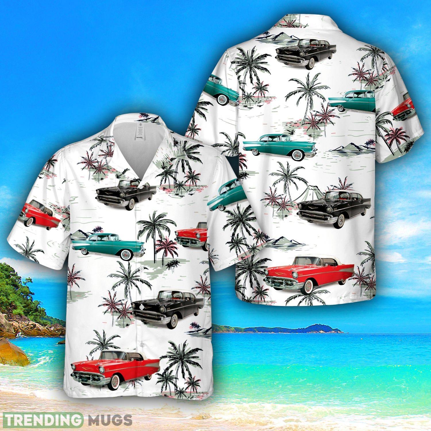 1957 Chevrolet Bel Air Aloha Hawaiian Shirt Men And Women Beach Shirt Product Photo 1 1957 Chevrolet Bel Air Aloha Hawaiian Shirt Men And Women Beach Shirt Product Photo 1