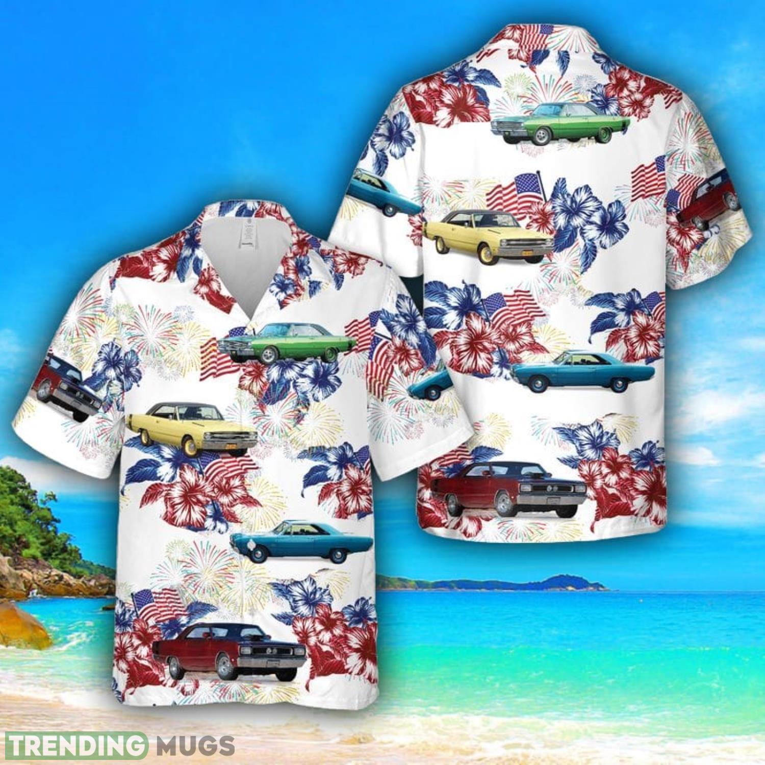 1969 Dodge 4th Of July Aloha Hawaiian Shirt Men And Women Beach Shirt Product Photo 1 1969 Dodge 4th Of July Aloha Hawaiian Shirt Men And Women Beach Shirt Product Photo 1