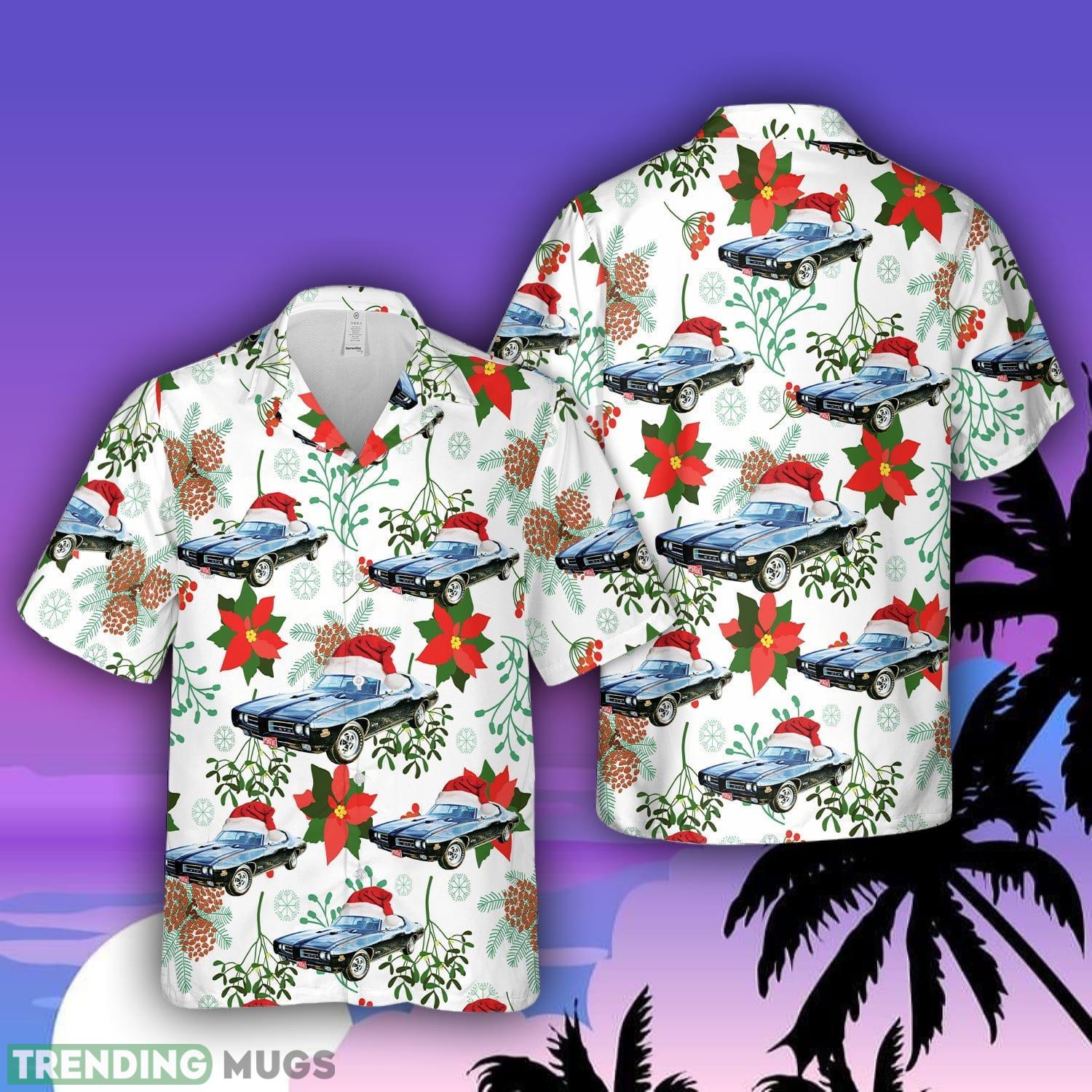 1969 Pontiac GTO Judge Christmas Aloha Hawaiian Shirt Men And Women Beach Shirt Product Photo 1 1969 Pontiac GTO Judge Christmas Aloha Hawaiian Shirt Men And Women Beach Shirt Product Photo 1