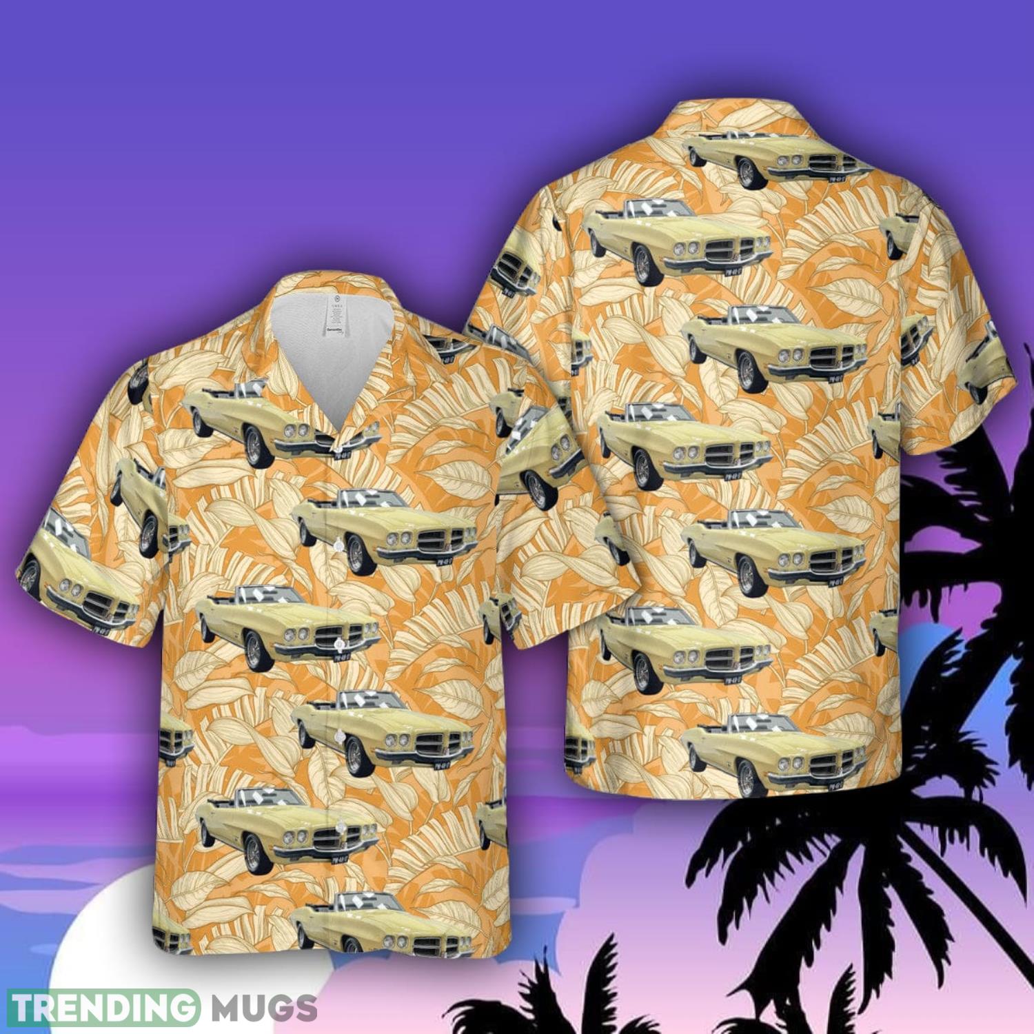 1972 Pontiac Le Mans Cabriolet Aloha Hawaiian Shirt Men And Women Beach Shirt Product Photo 1