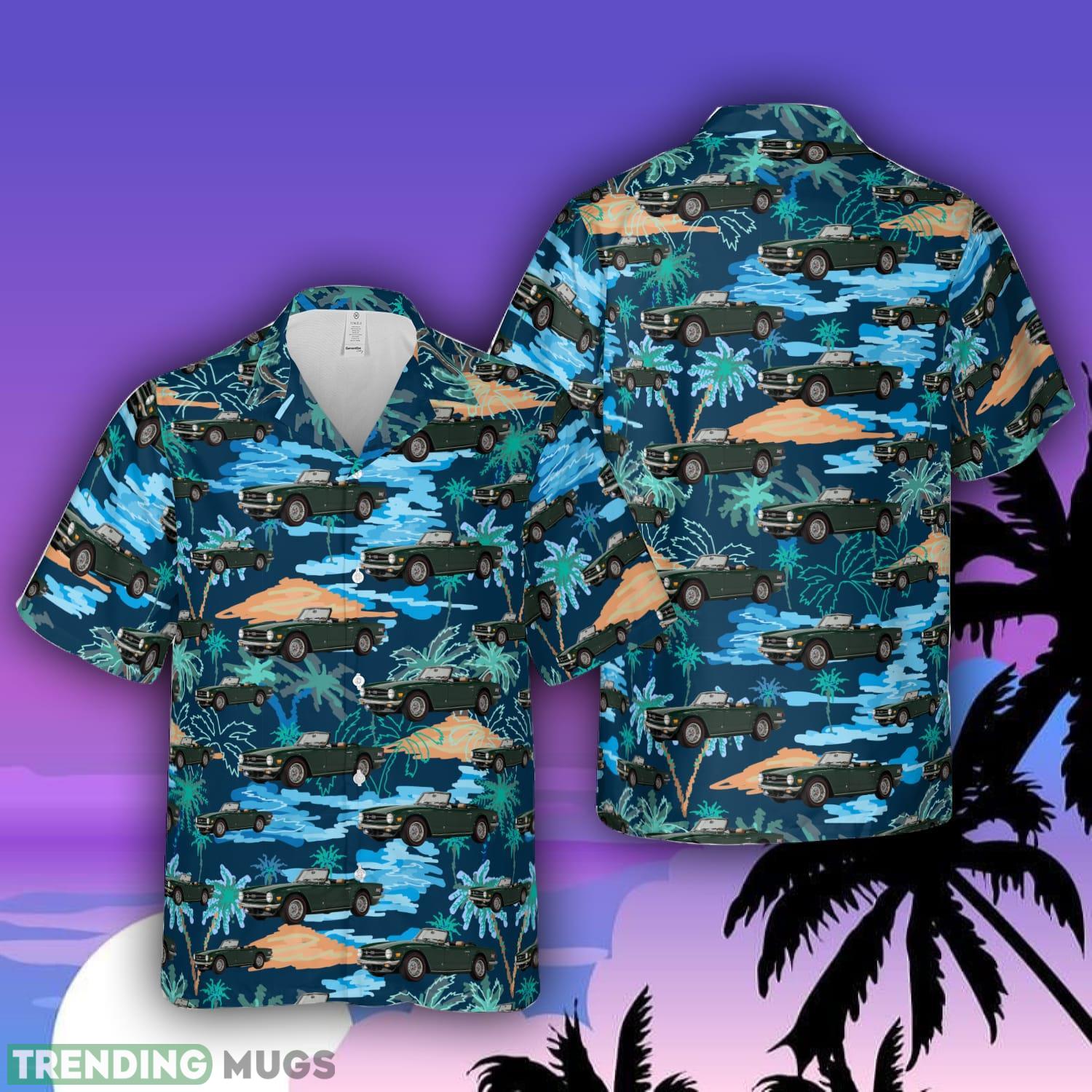 1975 Triumph TR6 Aloha Hawaiian Shirt Men And Women Beach Shirt Product Photo 1 1975 Triumph TR6 Aloha Hawaiian Shirt Men And Women Beach Shirt Product Photo 1