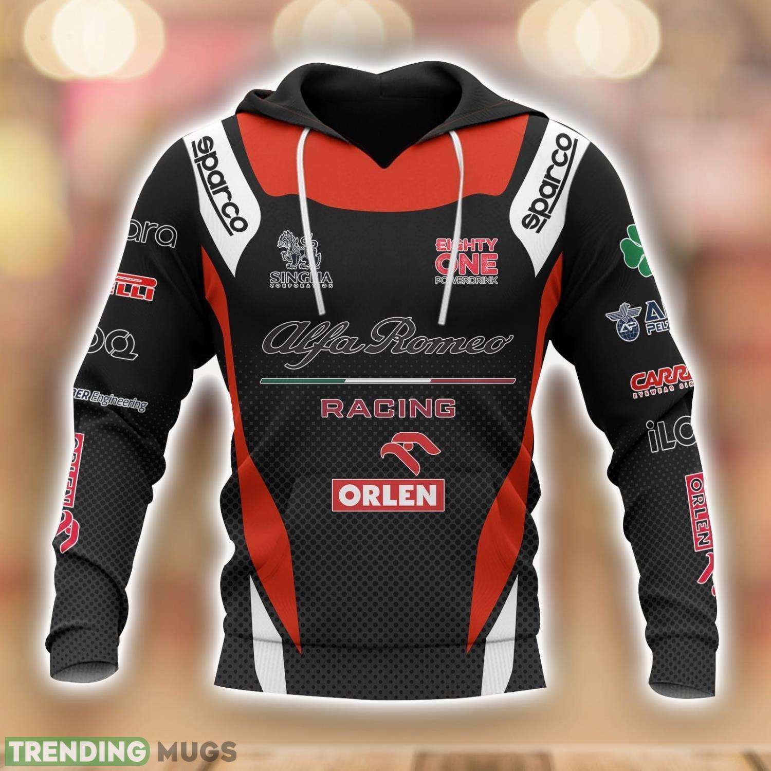 Alfa Romeo Racing ORLEN 3D All Over printed Hoodie For Men And Women Gift Fans Sport Gift Product Photo 1 Alfa Romeo Racing ORLEN 3D All Over printed Hoodie For Men And Women Gift Fans Sport Gift Product Photo 1