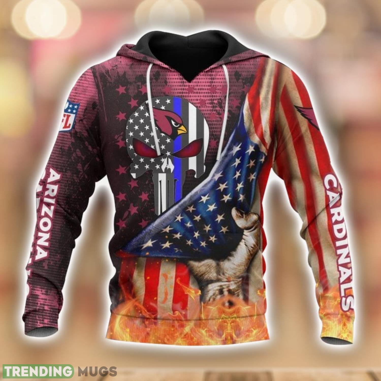 Arizona Cardinals  3D Hoodie for Fans Sport Tam Gift Unisex Hoodie Holiday Gift Product Photo 1