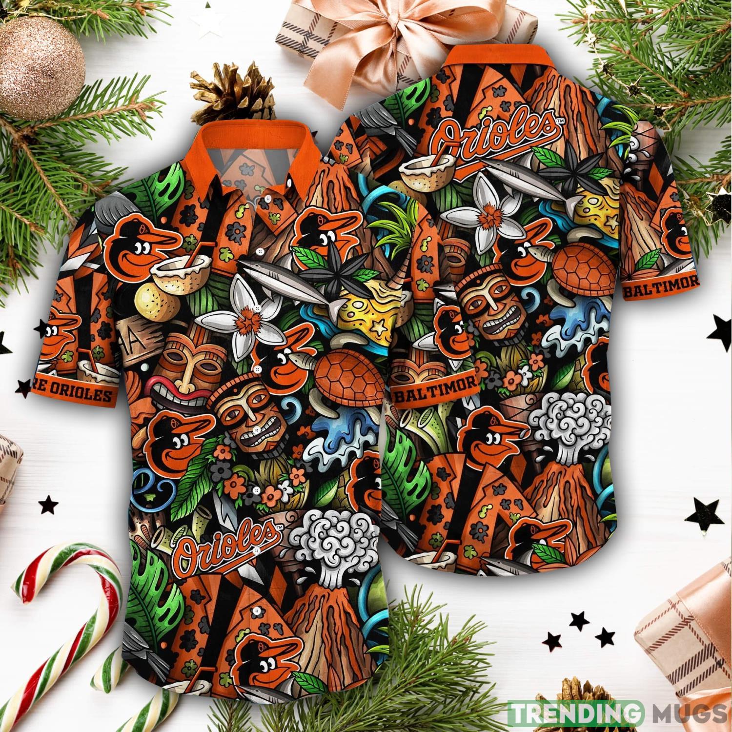 Baltimore Orioles MLB Flower Aloha Summer Hawaii Shirts - Baltimore Orioles MLB Flower Hawaii Shirt And Tshirt For Fans, Custom Summer Football Shirts NA49896_2