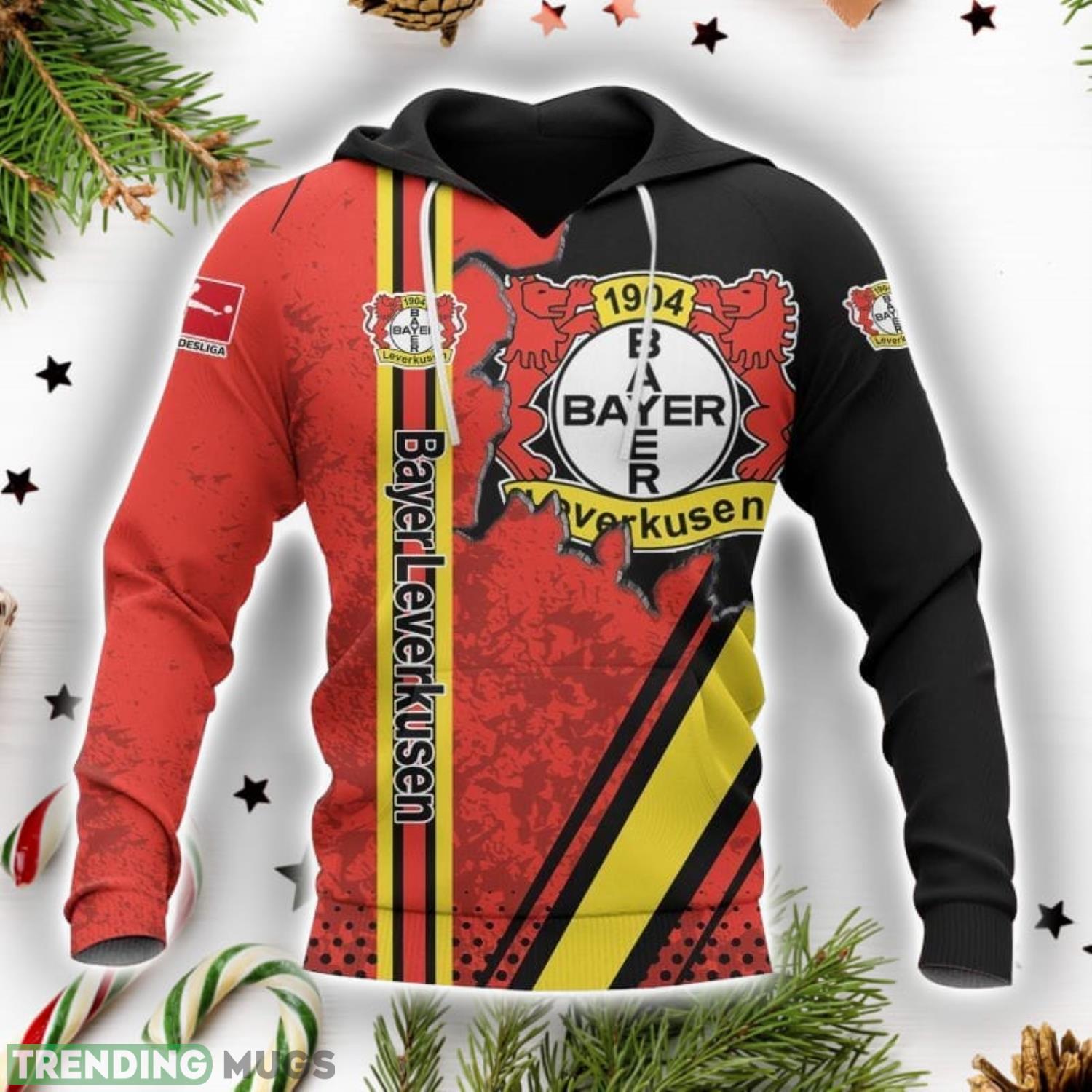 Bayer 04 Leverkusen Printing Hoodie 3D All Over Printed Gift For Men And Women Product Photo 1 Bayer 04 Leverkusen Printing Hoodie 3D All Over Printed Gift For Men And Women Product Photo 1