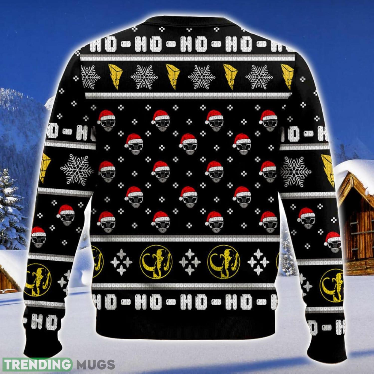 Black Ranger Ho Ho Power Rangers Nice Gift Ugly Christmas Sweater 3D Sweater Black Ranger Ho Ho Power Rangers Nice Gift Ugly Christmas Sweater 3D Sweater