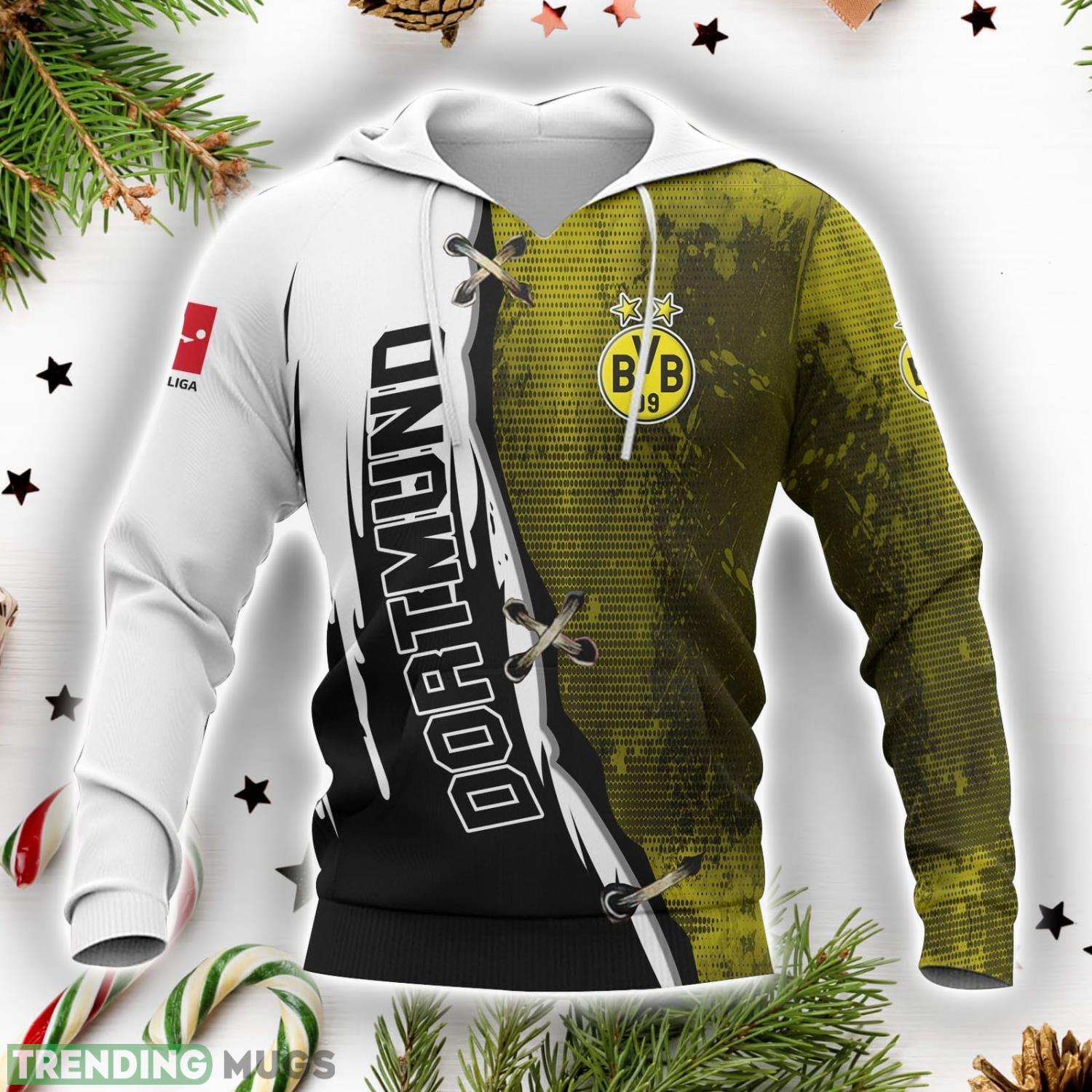 Borussia Dortmund Printing Hoodie 3D All Over Printed Special Gift Sport Fans Product Photo 1 Borussia Dortmund Printing Hoodie 3D All Over Printed Special Gift Sport Fans Product Photo 1