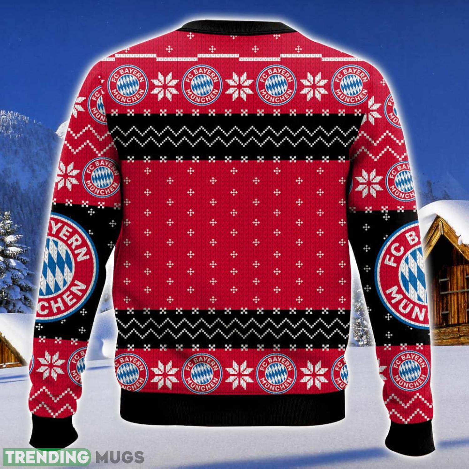 Bundesliga FC Bayern Munchen Nice Gift Ugly Christmas Sweater Christmas Gift 3D printed Sweater 3D Sweater Bundesliga FC Bayern Munchen Nice Gift Ugly Christmas Sweater Christmas Gift 3D printed Sweater 3D Sweater