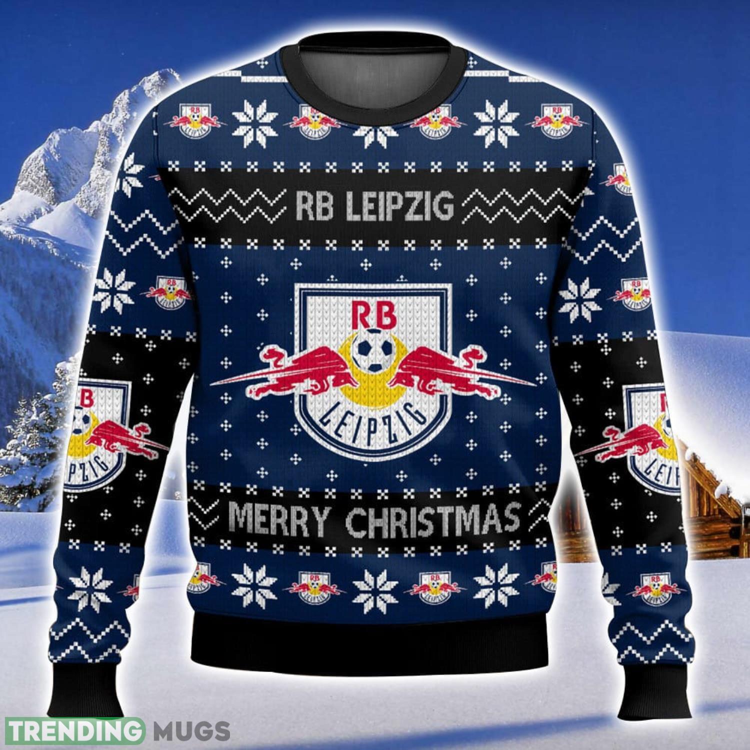 Bundesliga RB Leipzig Nice Gift Ugly Christmas Sweater Christmas Gift 3D printed Sweater Product Photo 1 Bundesliga RB Leipzig Nice Gift Ugly Christmas Sweater Christmas Gift 3D printed Sweater Product Photo 1