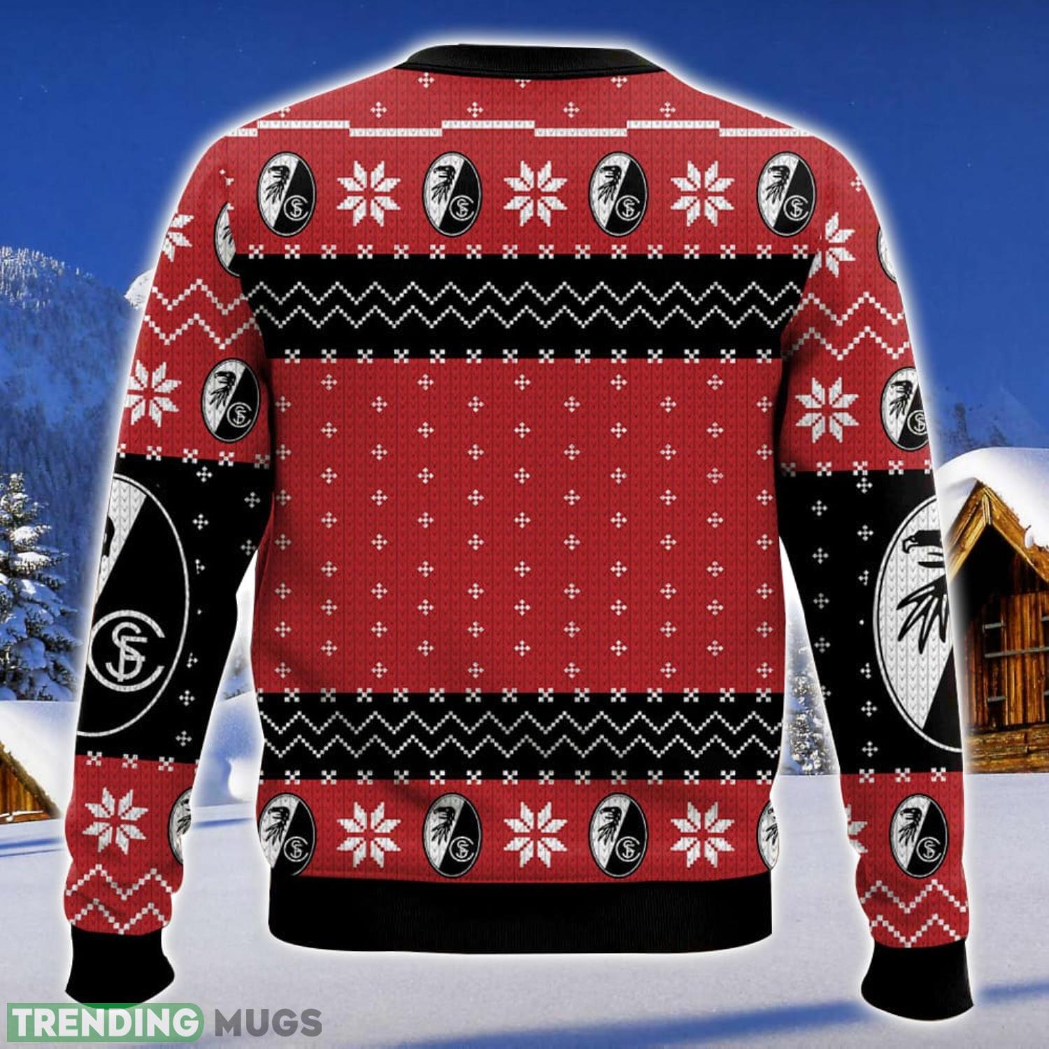 Bundesliga Sport Club Freiburg Nice Gift Ugly Christmas Sweater Christmas Gift 3D printed Sweater 3D Sweater Bundesliga Sport Club Freiburg Nice Gift Ugly Christmas Sweater Christmas Gift 3D printed Sweater 3D Sweater