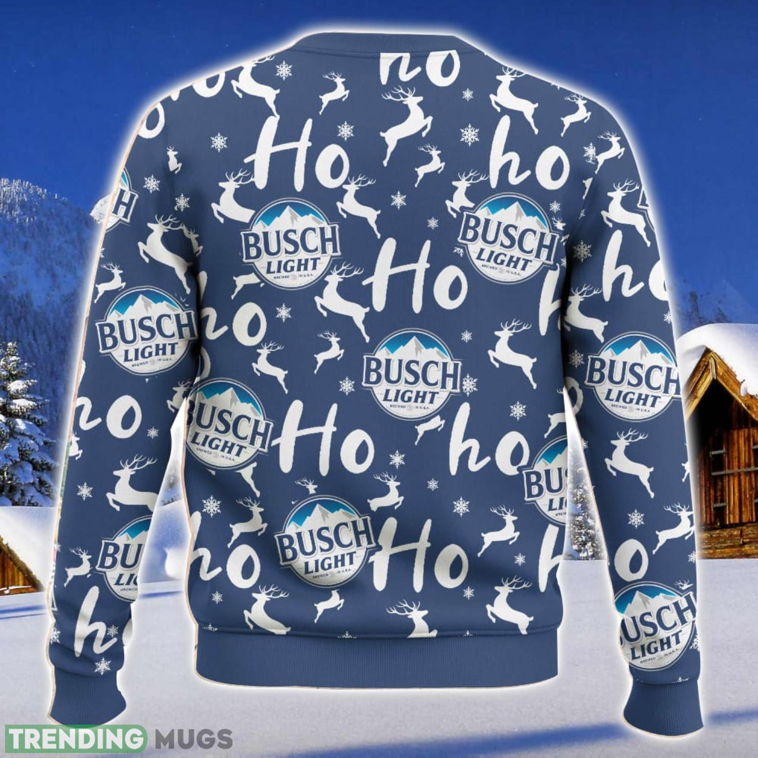 Busch Light Christmas Hohoho Nice Gift Ugly Christmas Sweater Unique Christmas Gift For Men And Women 3D Sweater Busch Light Christmas Hohoho Nice Gift Ugly Christmas Sweater Unique Christmas Gift For Men And Women 3D Sweater