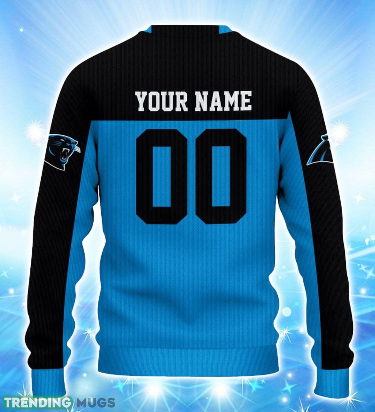 Carolina Panthers Limited Edition Knitted 3D Ugly Christmas Sweater Custom Name And Number 3D Sweater Carolina Panthers Limited Edition Knitted 3D Ugly Christmas Sweater Custom Name And Number 3D Sweater