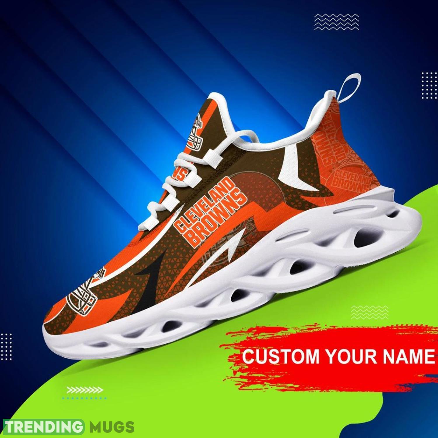 Cleveland Browns NFL Max Soul Shoes Custom Name Sneakers Hot Trending Men And Women Max Soul Cleveland Browns NFL Max Soul Shoes Custom Name Sneakers Hot Trending Men And Women Max Soul