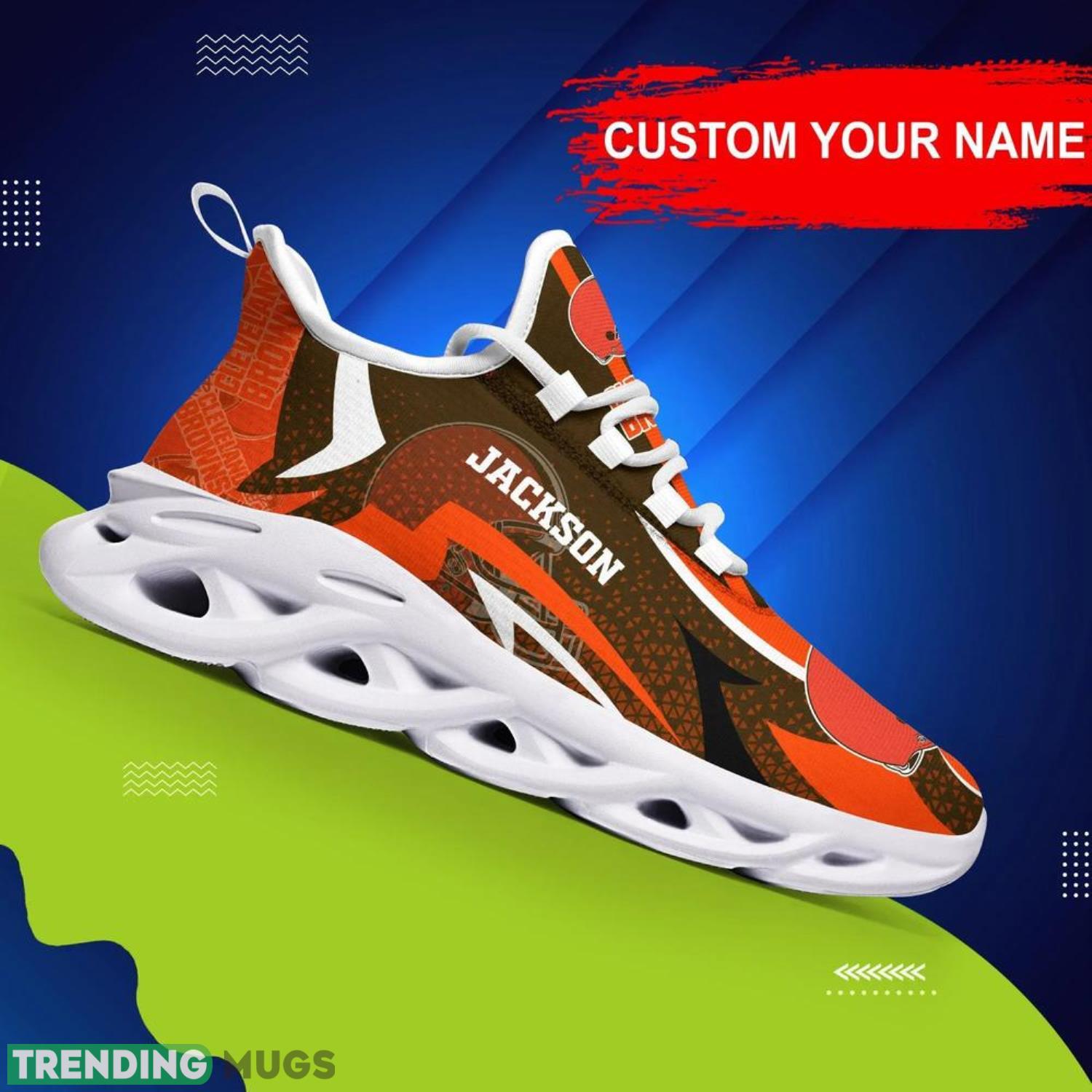 Cleveland Browns NFL Max Soul Shoes Custom Name Sneakers Hot Trending Men And Women Product Photo 1 Cleveland Browns NFL Max Soul Shoes Custom Name Sneakers Hot Trending Men And Women Product Photo 1