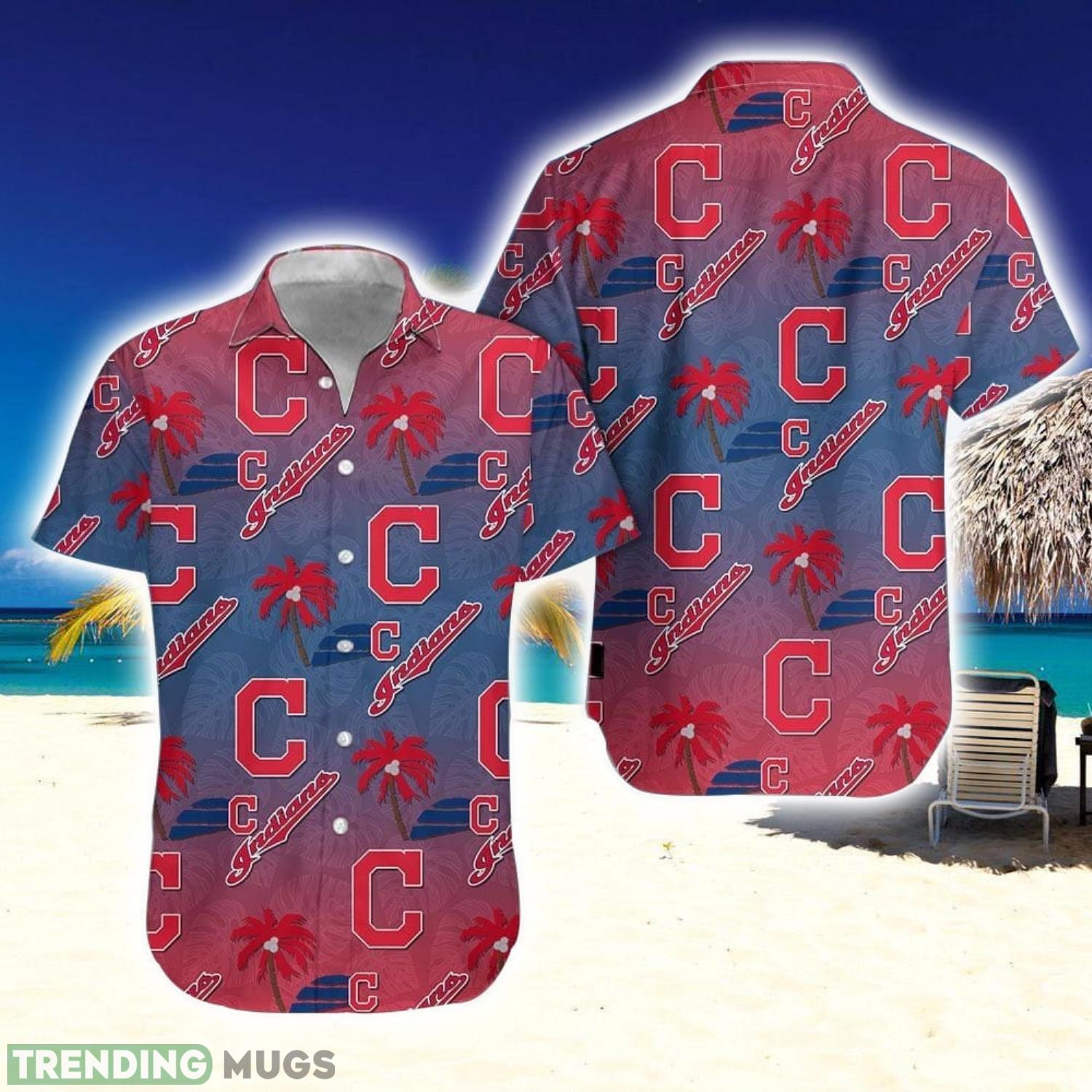 Cleveland Indians Coconut Pattern 3D Hawaiian Shirt Aloha Shirt For Summer Gift Product Photo 1 Cleveland Indians Coconut Pattern 3D Hawaiian Shirt Aloha Shirt For Summer Gift Product Photo 1